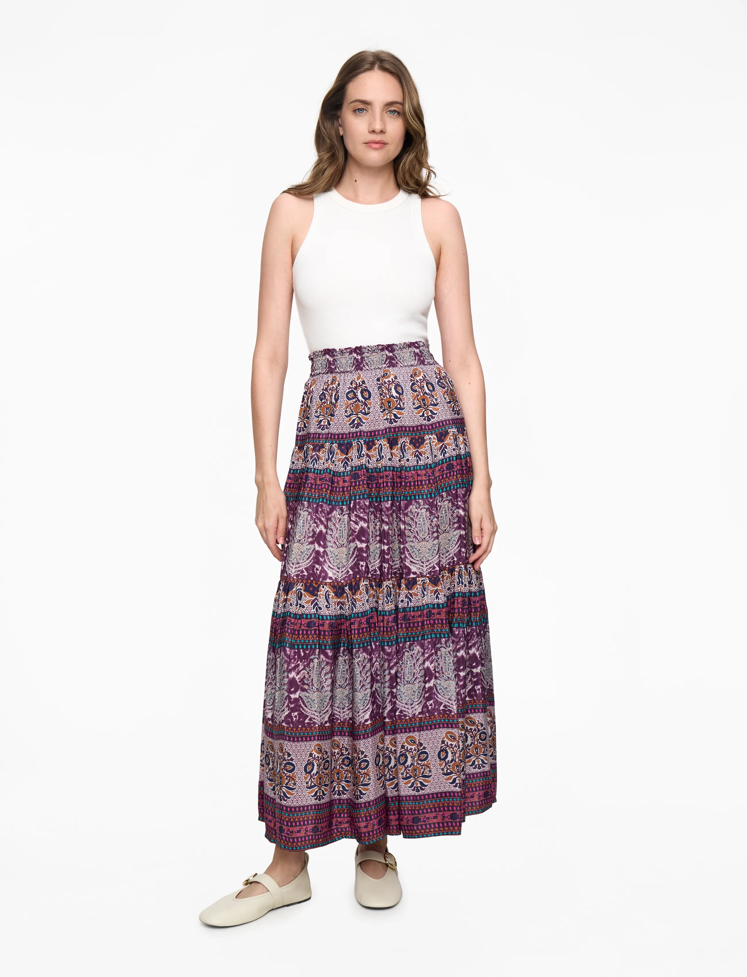 Lollys Laundry - SunsetLL Maxi Skirt - maxi röcke - flower print - 2