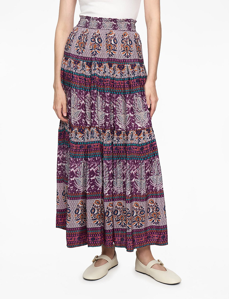 Lollys Laundry - SunsetLL Maxi Skirt - maxi röcke - flower print - 0
