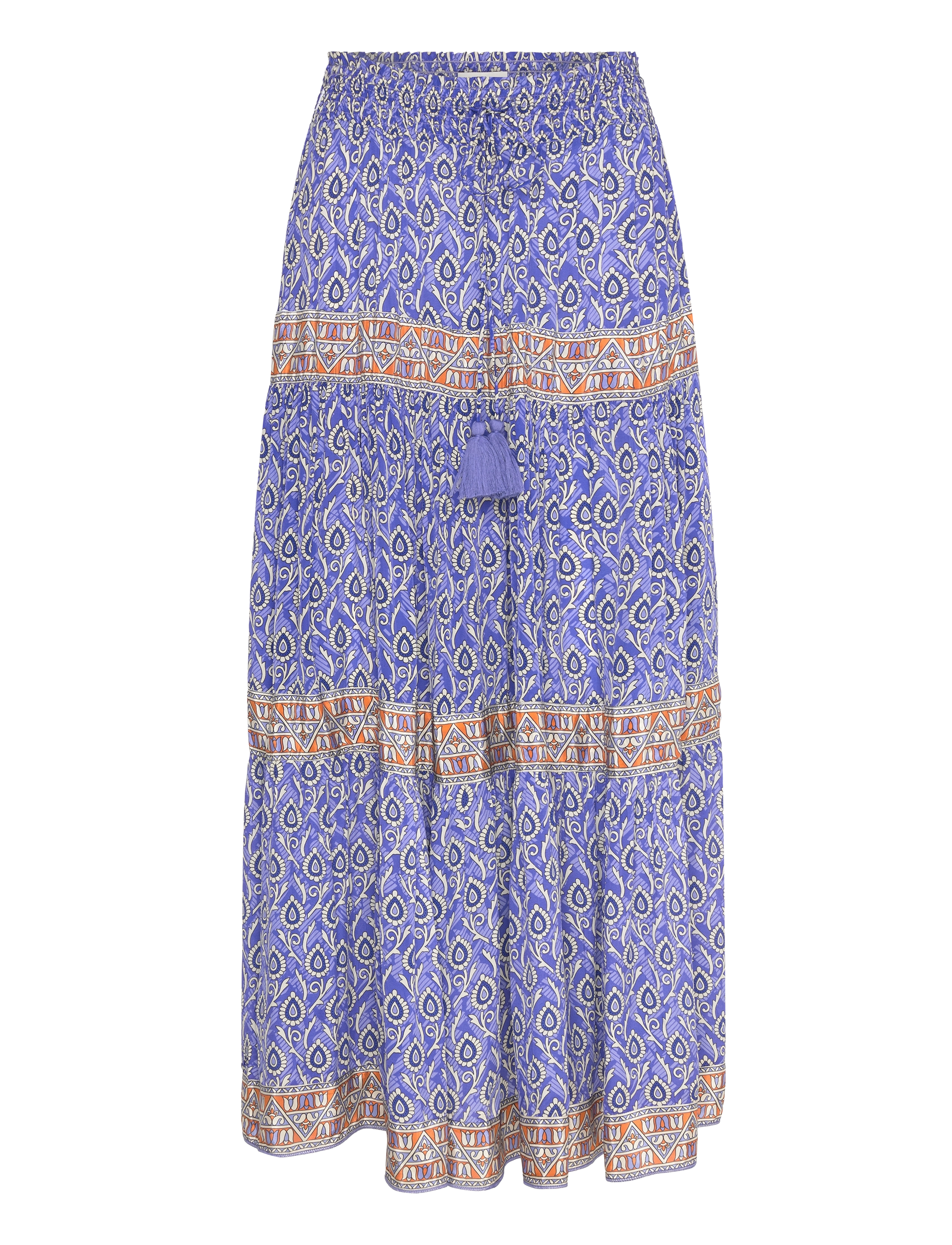 Lollys Laundry DiamondLL Maxi Skirt - Tøj - BLUE / multi