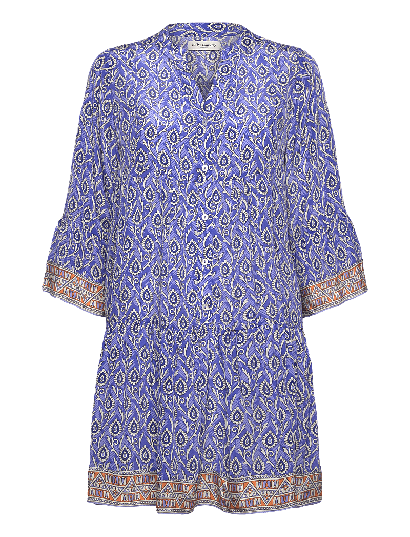 Lollys Laundry - SohoLL Short Dress SS - sommarklänningar - blue - 0