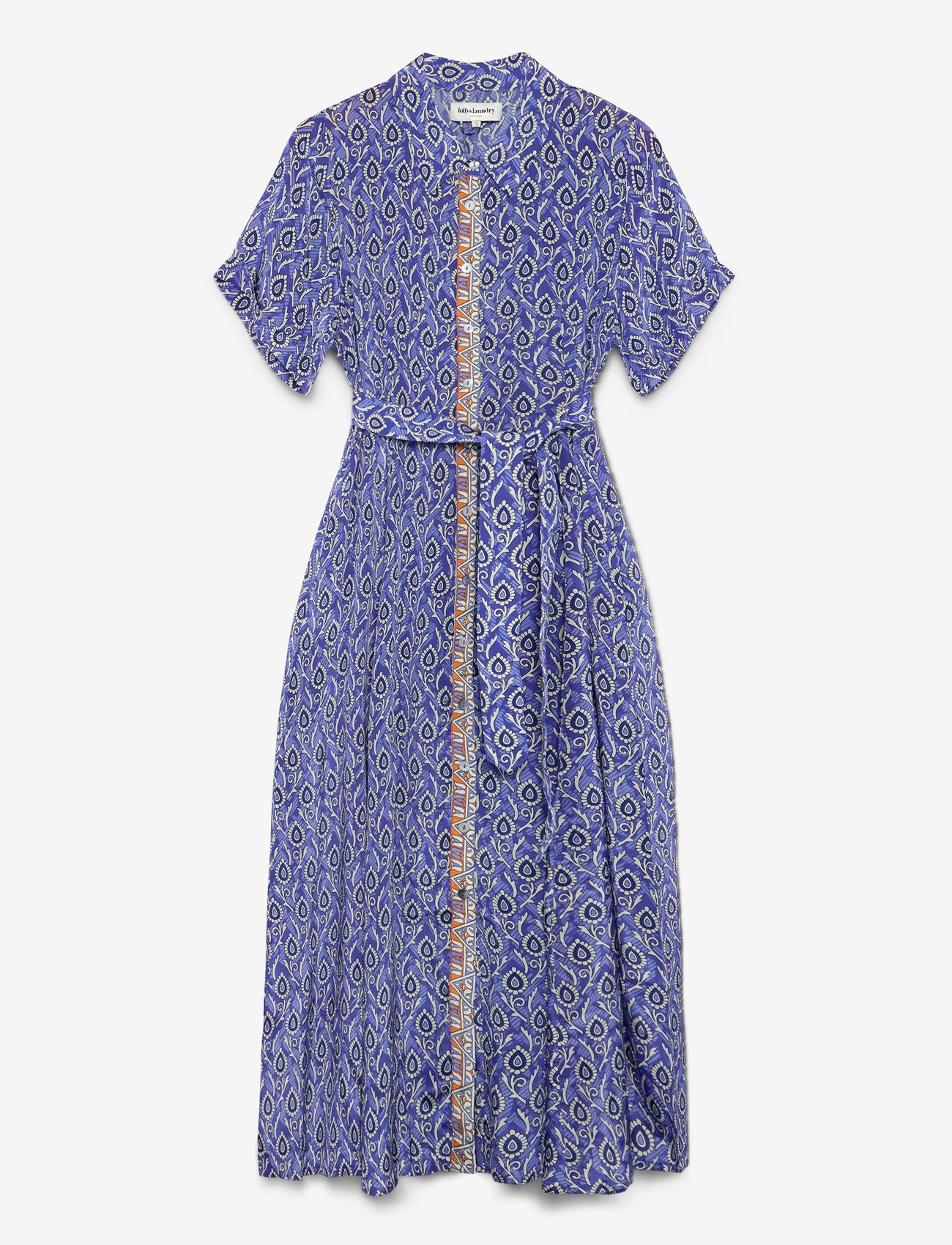 Lollys Laundry - BlakeLL Maxi Dress SS - suvekleidid - blue - 1