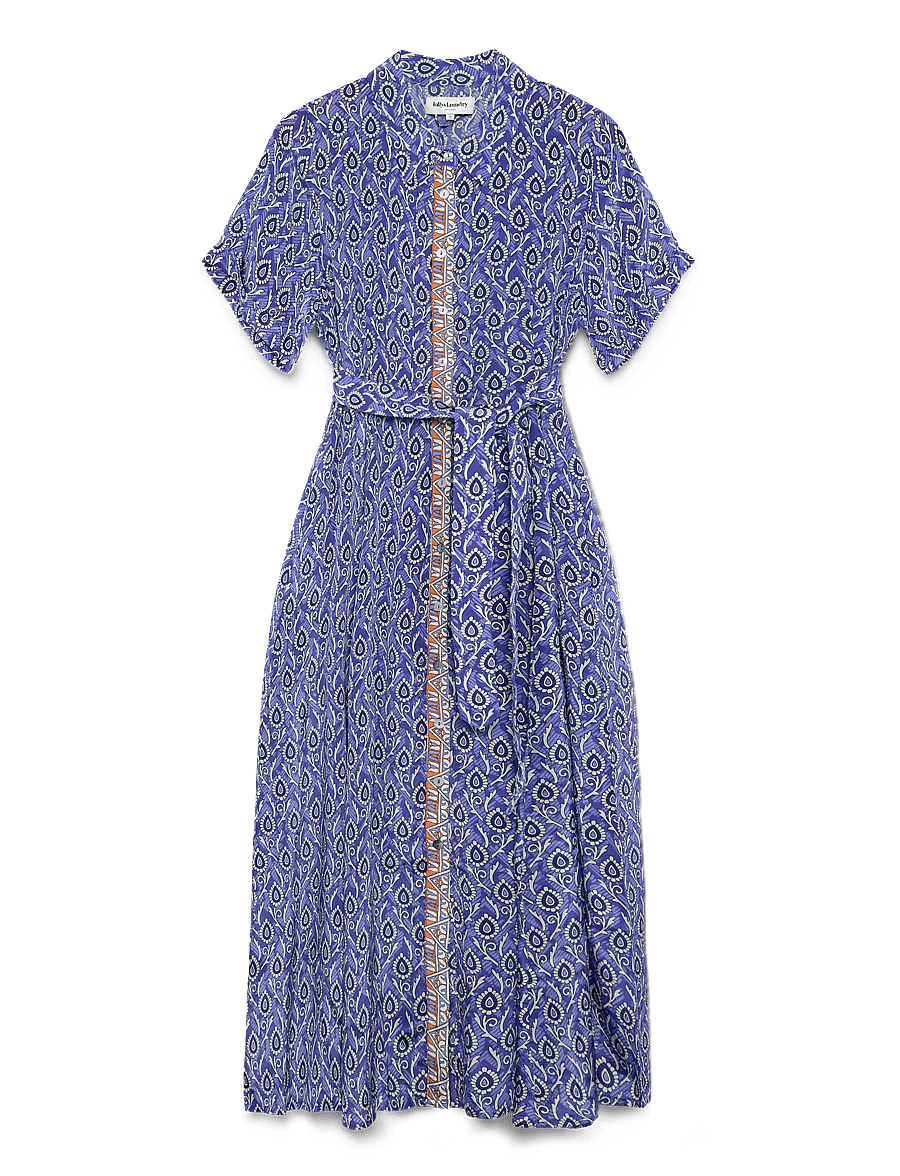 Lollys Laundry - BlakeLL Maxi Dress SS - kesämekot - blue - 1