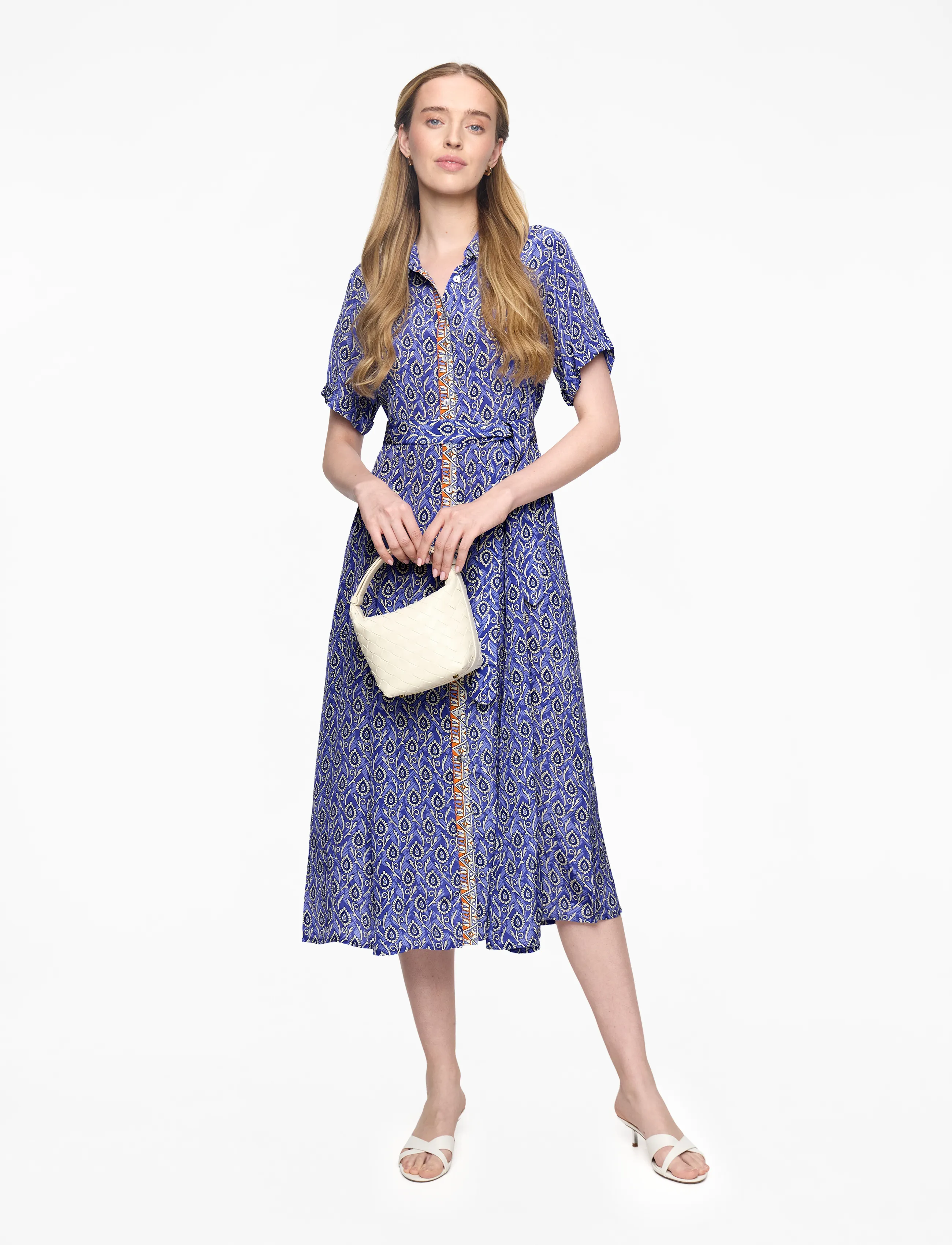 Lollys Laundry - BlakeLL Maxi Dress SS - kesämekot - blue - 2