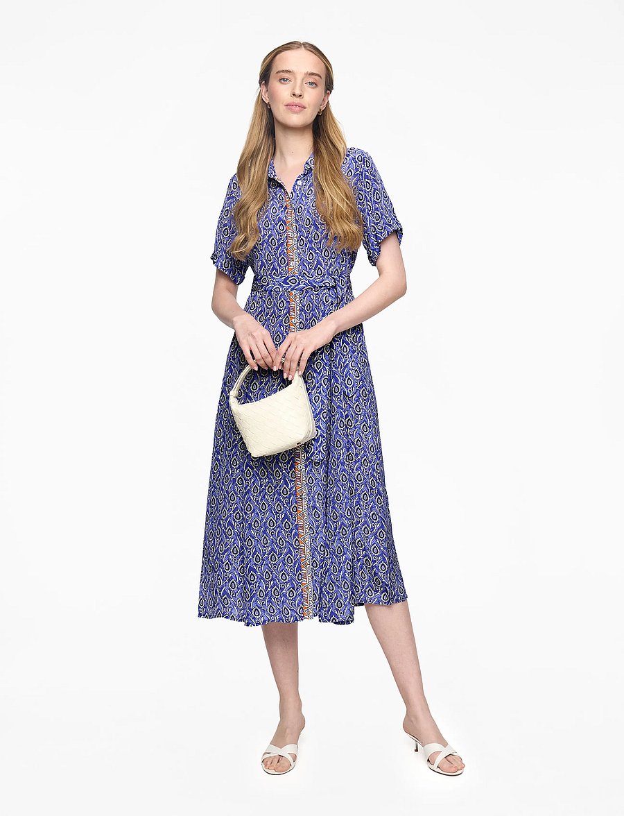 Lollys Laundry - BlakeLL Maxi Dress SS - kesämekot - blue - 2