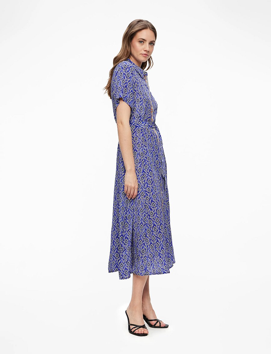 Lollys Laundry - BlakeLL Maxi Dress SS - kesämekot - blue - 3