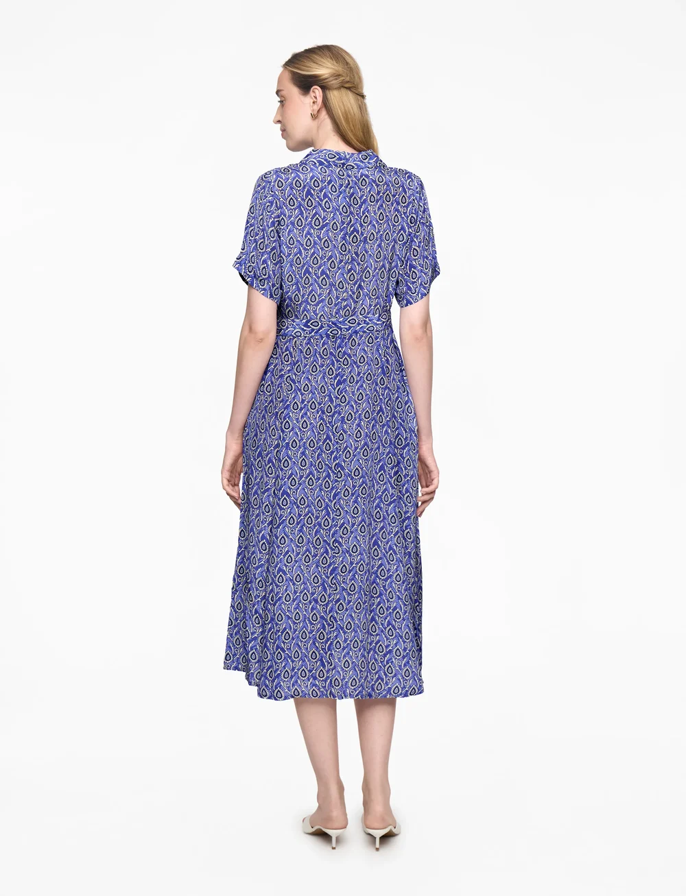 Lollys Laundry - BlakeLL Maxi Dress SS - suvekleidid - blue - 4