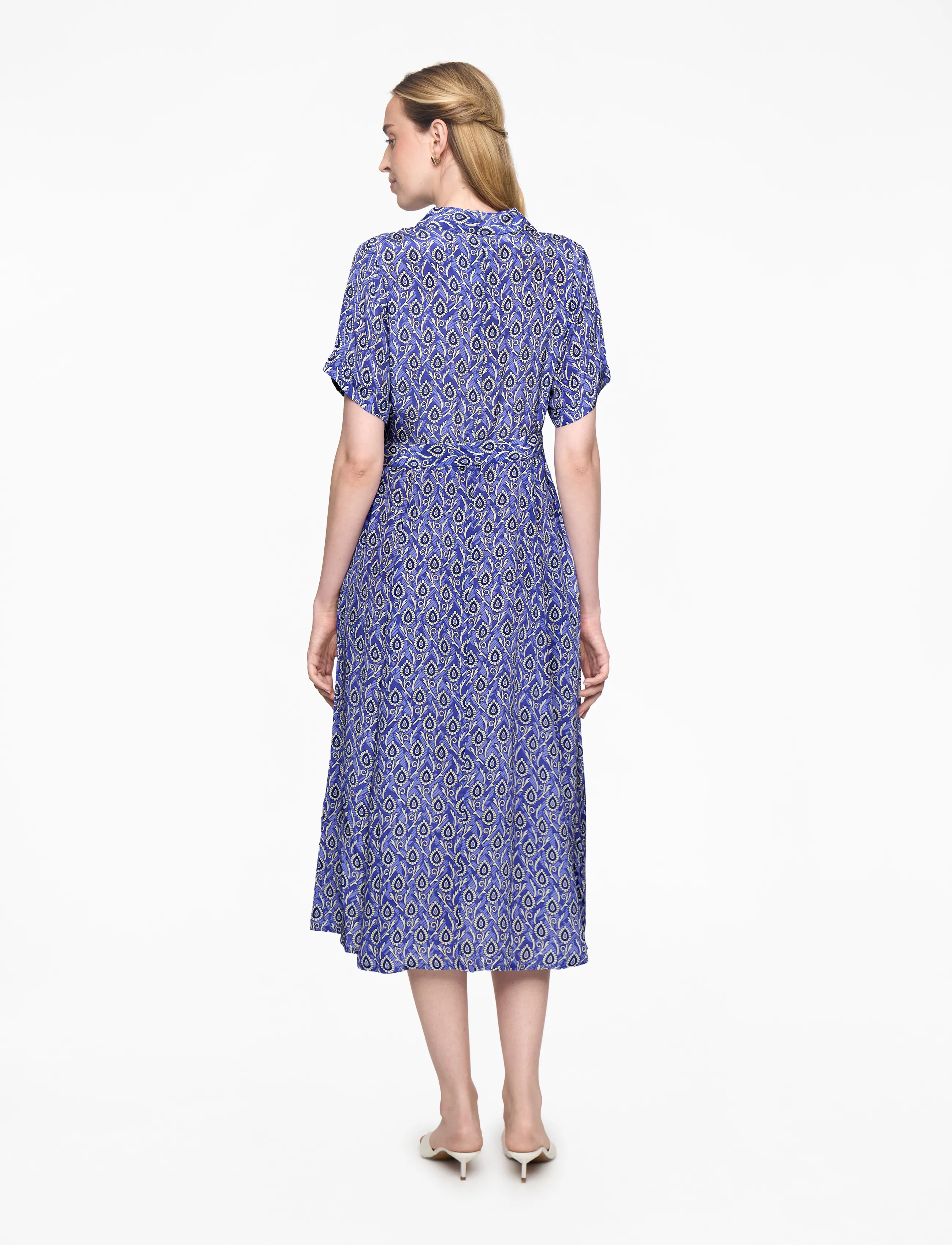 Lollys Laundry - BlakeLL Maxi Dress SS - kesämekot - blue - 4