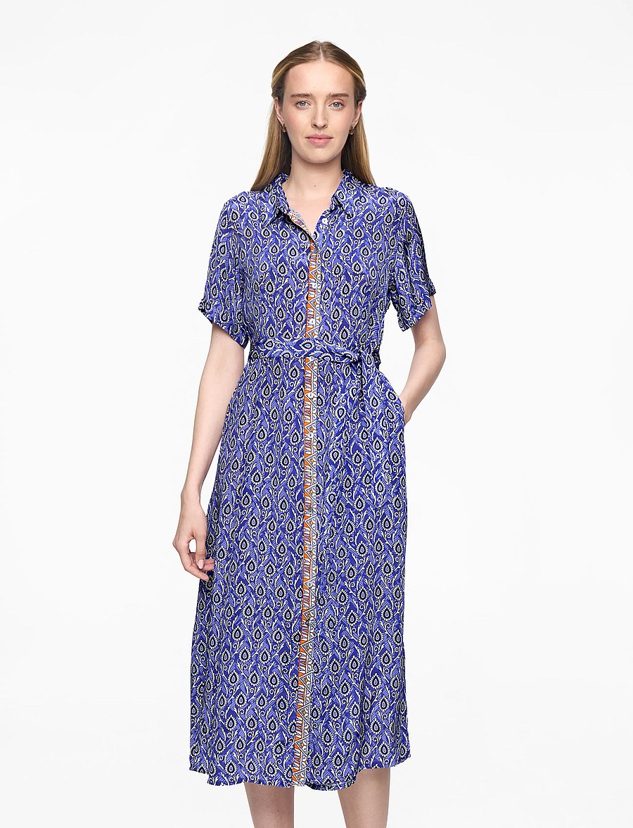 Lollys Laundry - BlakeLL Maxi Dress SS - kesämekot - blue - 0
