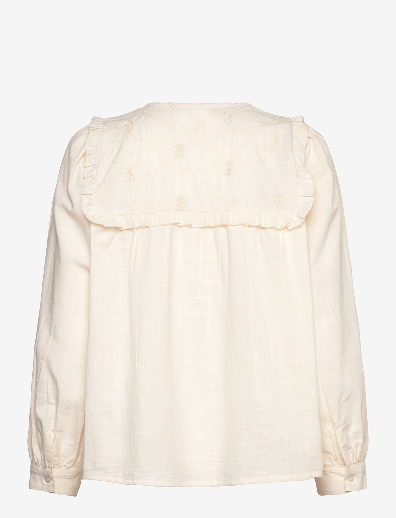 Lollys Laundry - DoobleLL Shirt LS - långärmade blusar - creme - 2