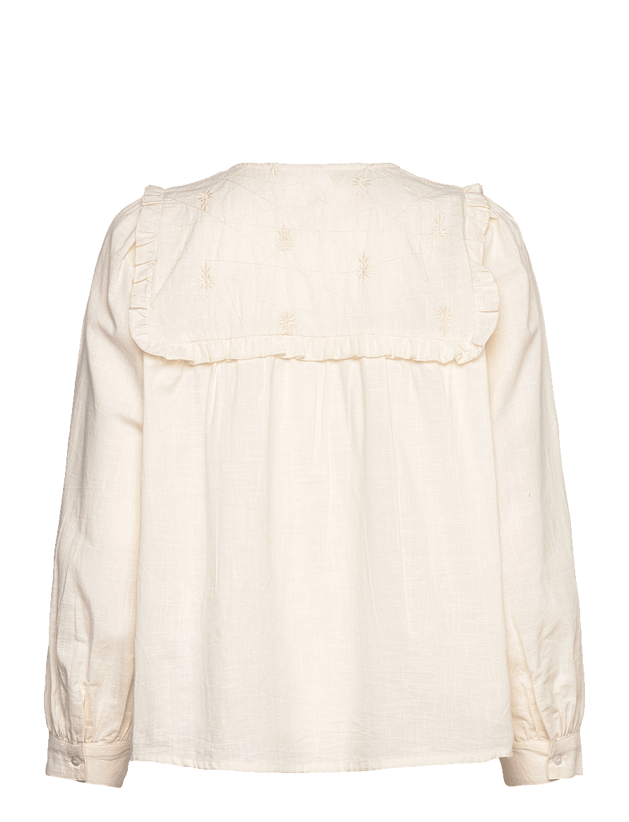 Lollys Laundry - DoobleLL Shirt LS - langärmelige blusen - creme - 2