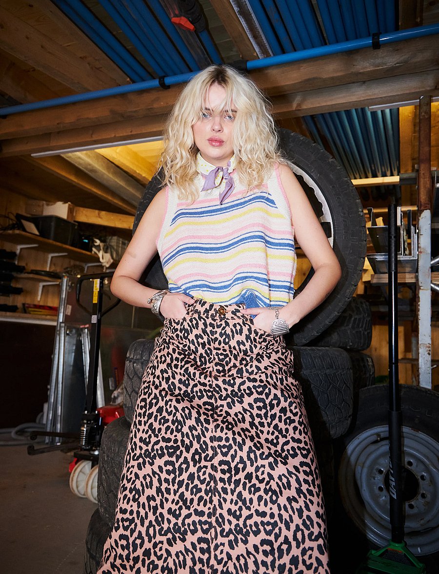 Lollys Laundry - LunaLL Maxi Skirt - maxi röcke - leopard print - 0