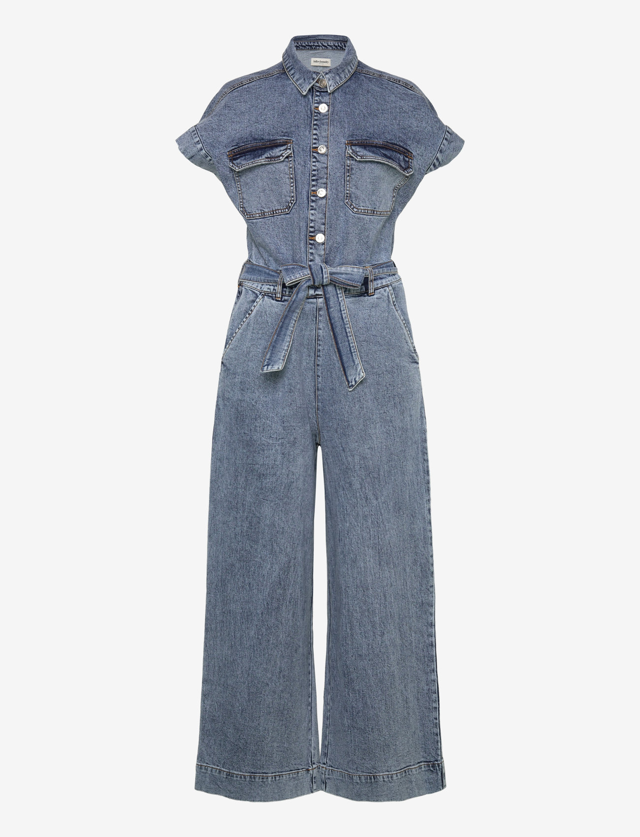 Lollys Laundry - MathildeLL Jumpsuit SS - modetrender - blue - 0