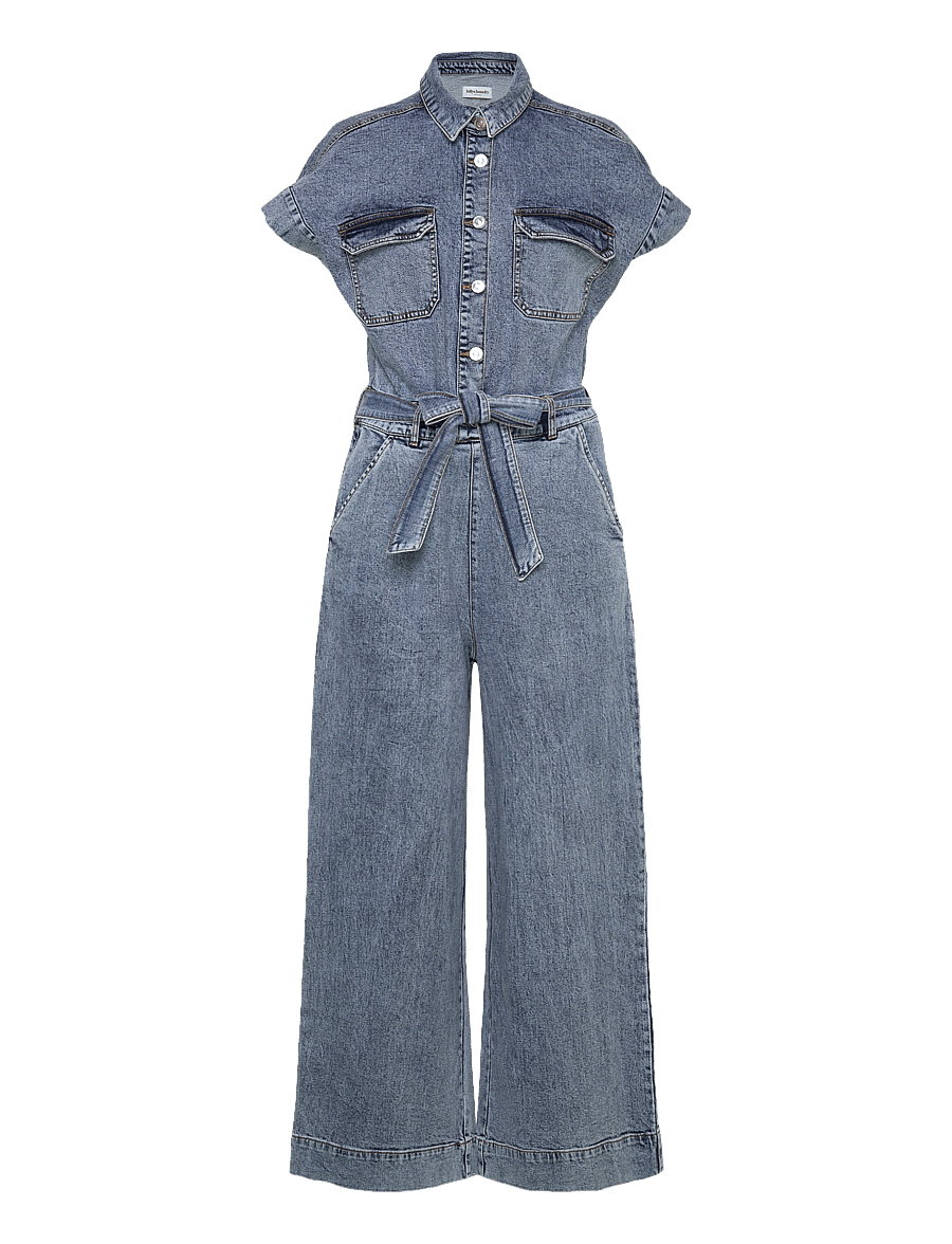 Lollys Laundry - MathildeLL Jumpsuit SS - modetrends - blue - 0