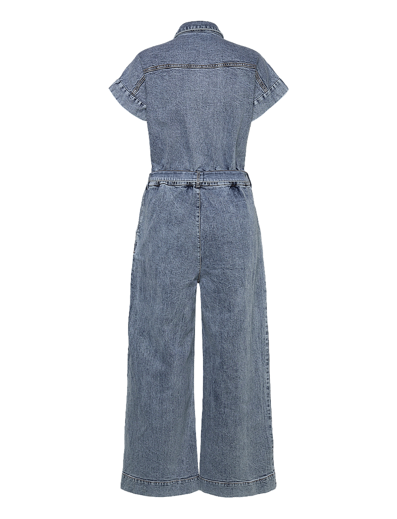 Lollys Laundry - MathildeLL Jumpsuit SS - modetrender - blue - 1