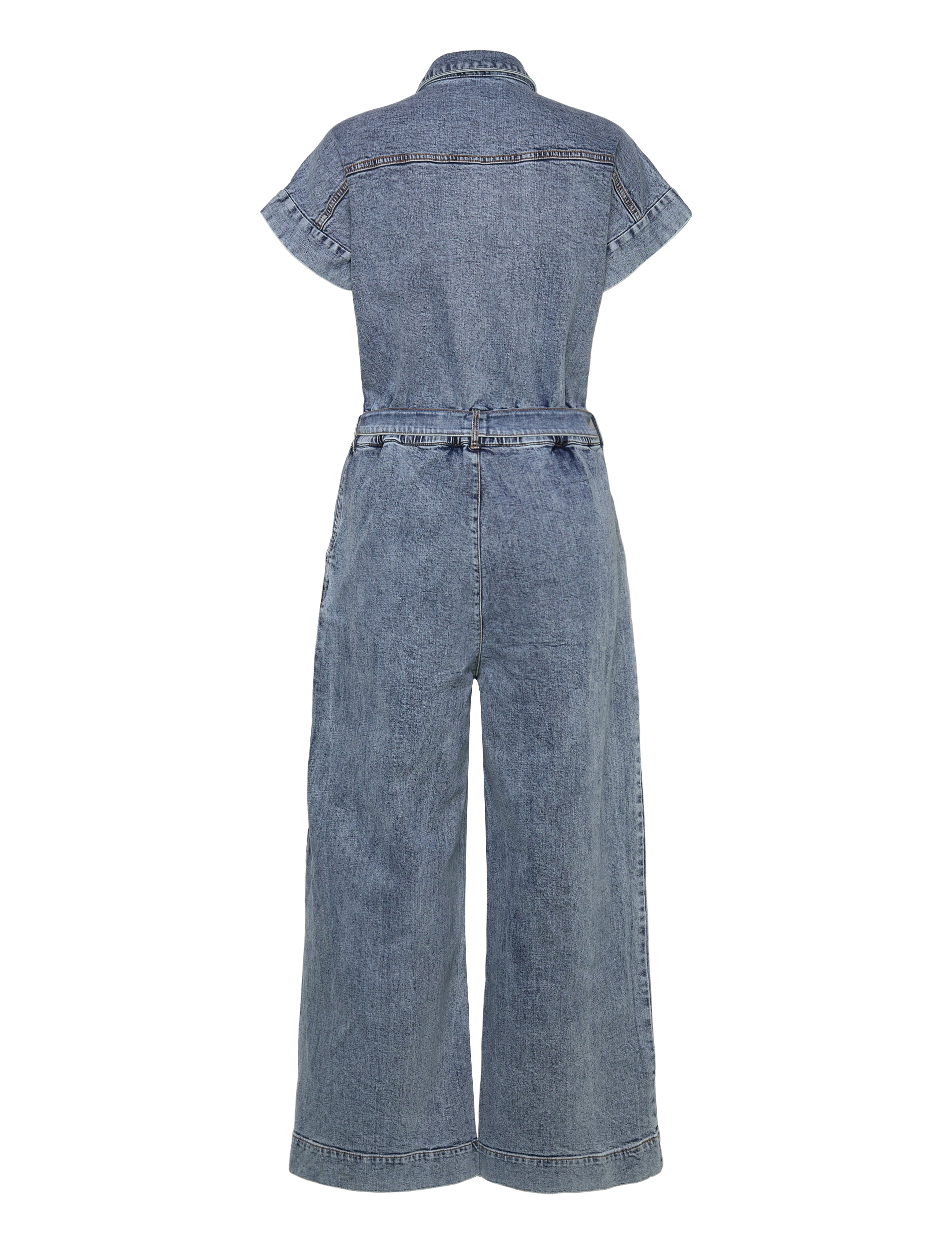 Lollys Laundry - MathildeLL Jumpsuit SS - kvinder - blue - 1