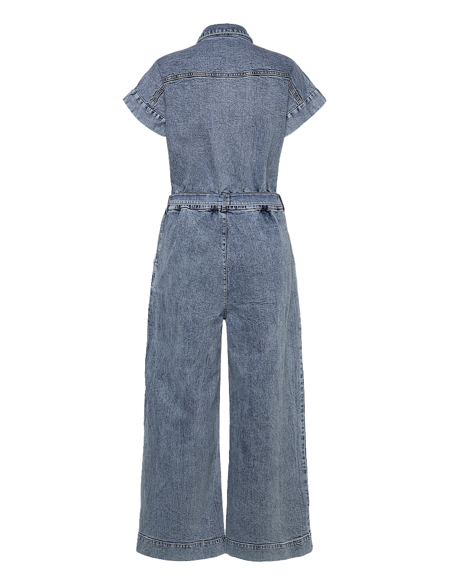 Lollys Laundry - MathildeLL Jumpsuit SS - modetrends - blue - 1