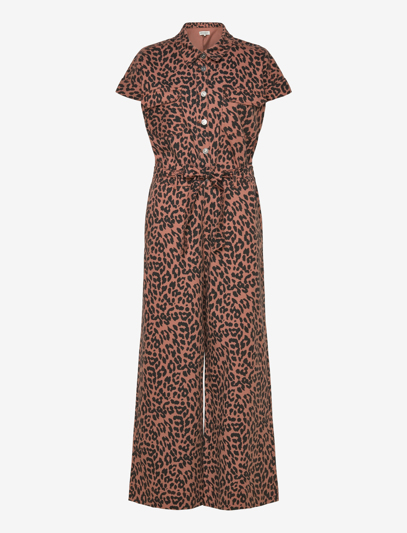 Lollys Laundry - MathildeLL Jumpsuit SS - modetrends - leopard print - 0