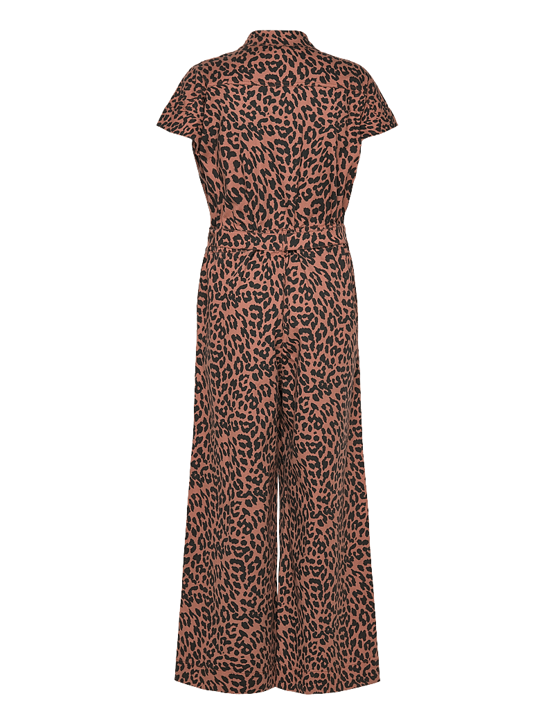 Lollys Laundry - MathildeLL Jumpsuit SS - modetrends - leopard print - 1