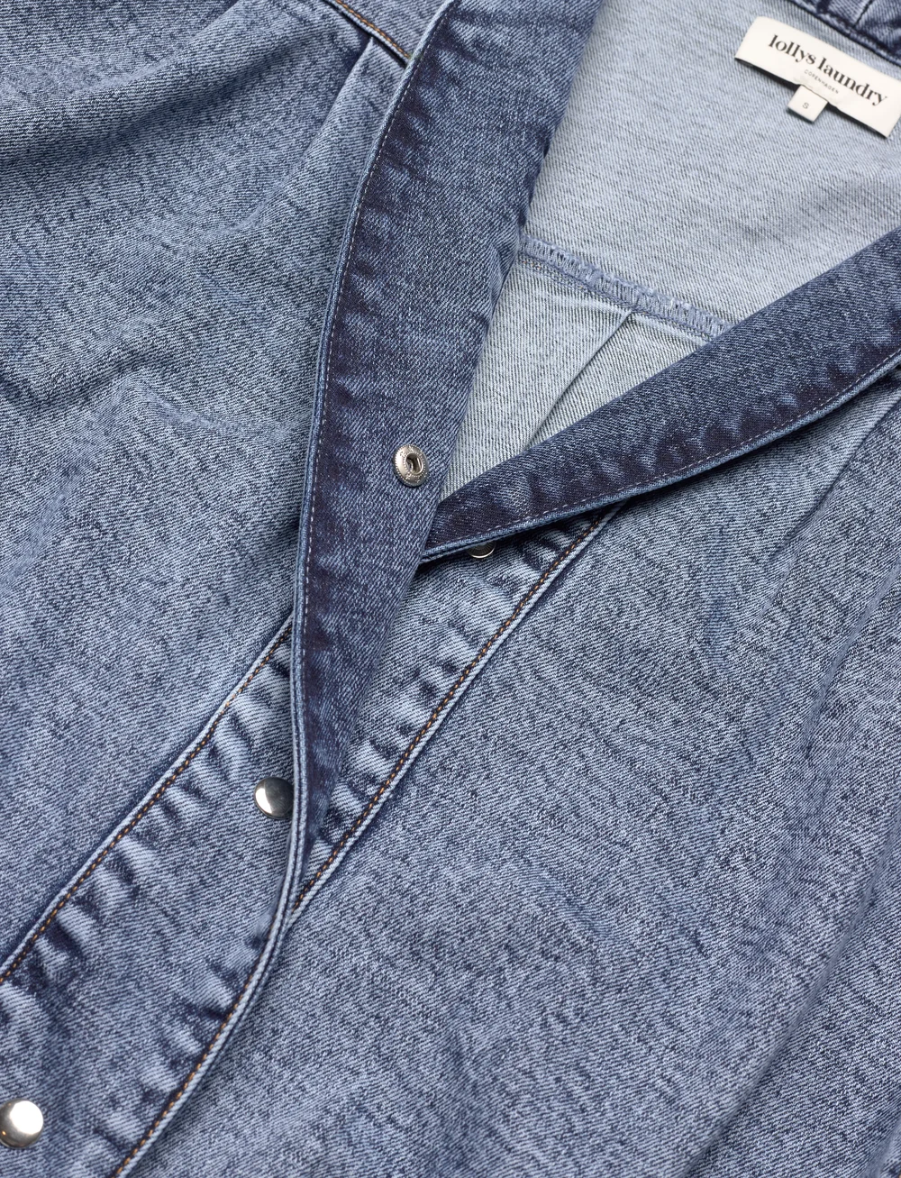 Lollys Laundry - IrishLL Jacket LS - jeansjackor - blue - 2