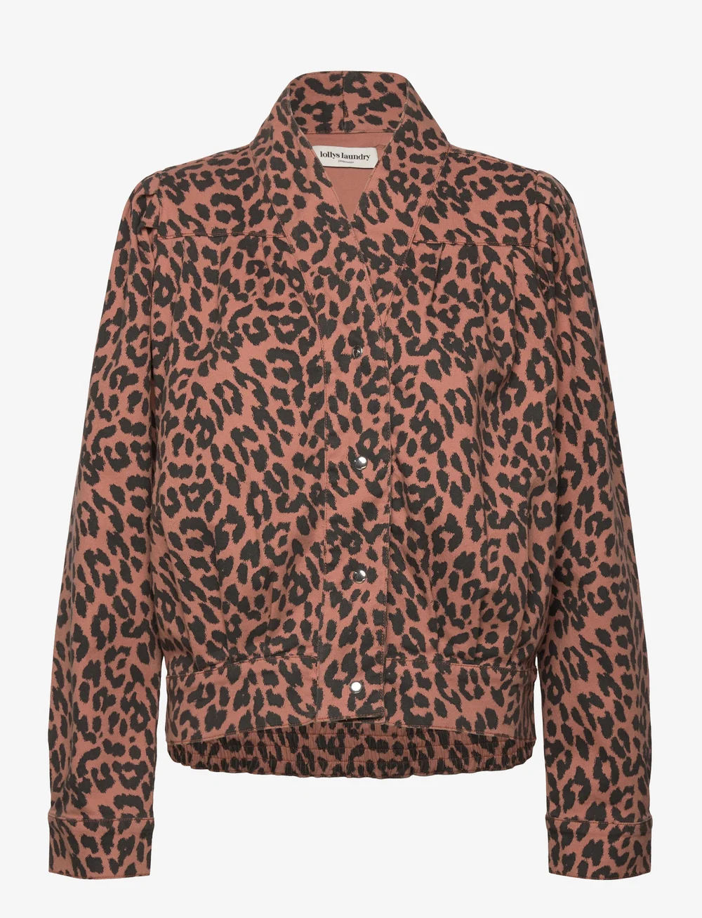 Lollys Laundry - IrishLL Jacket LS - jeansjackor - leopard print - 0