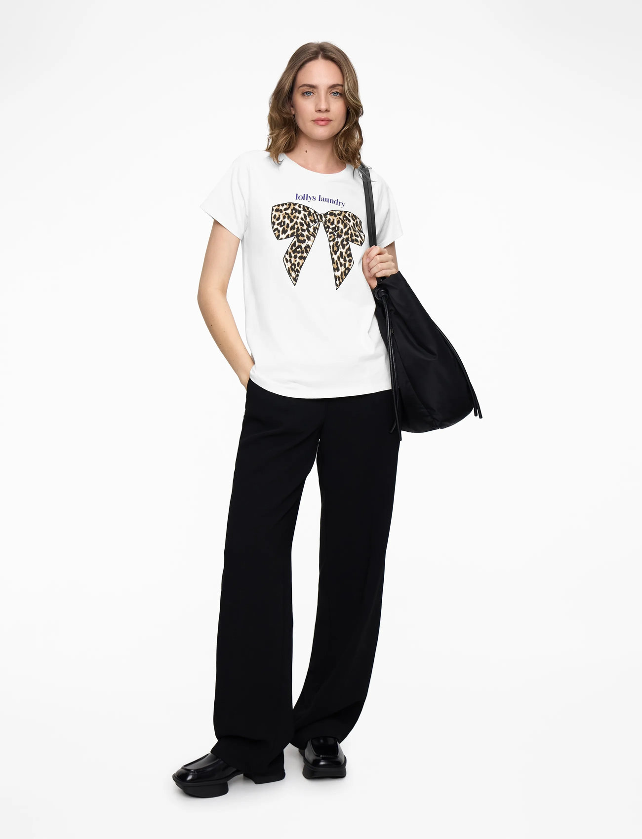 Lollys Laundry - RomaLL Tee SS - t-shirts - white - 2