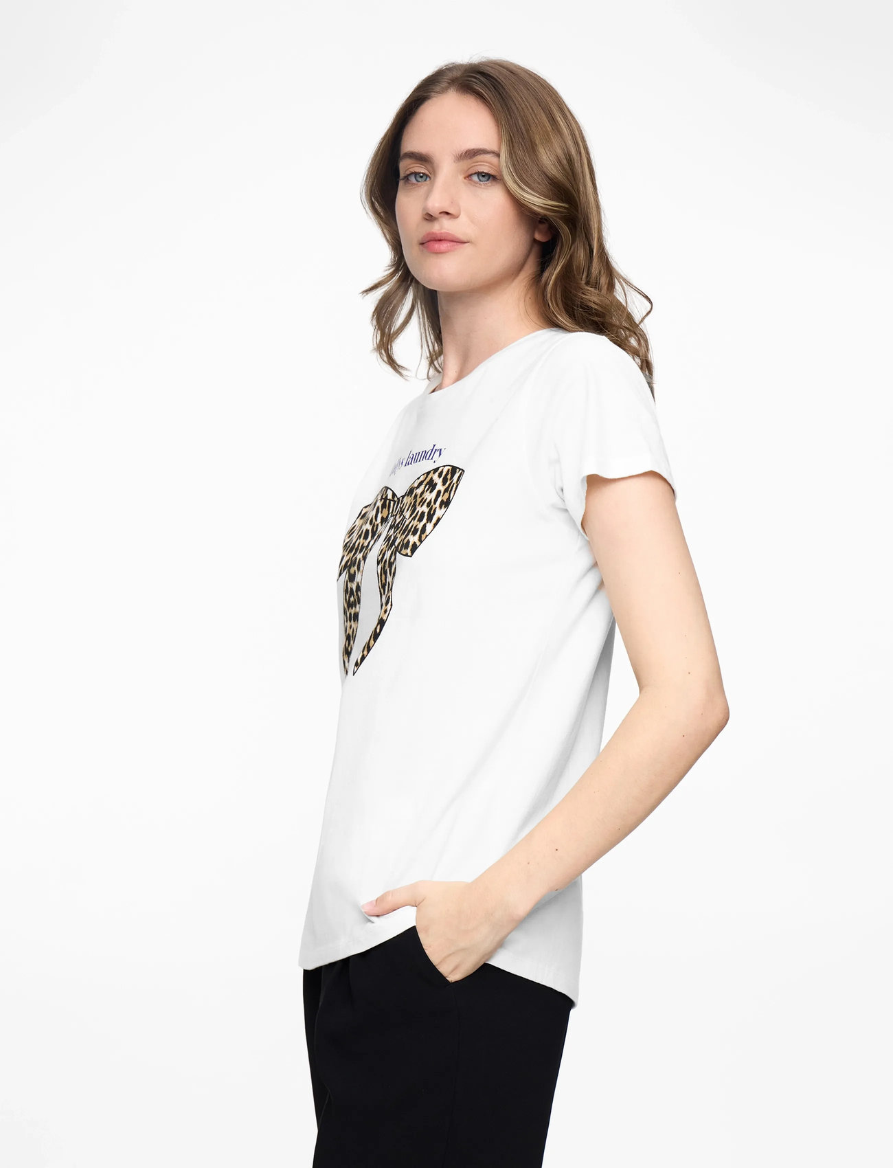 Lollys Laundry - RomaLL Tee SS - t-shirts - white - 3