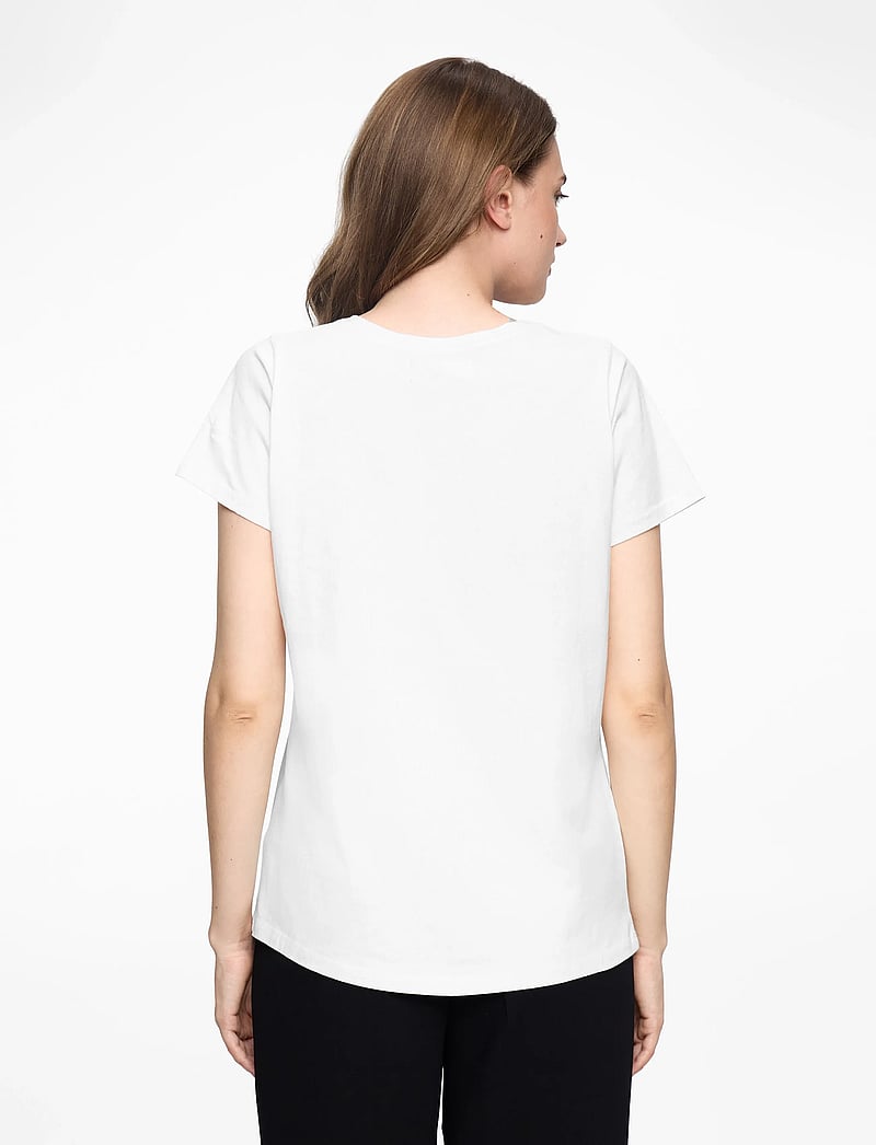 Lollys Laundry - RomaLL Tee SS - t-shirts - white - 4