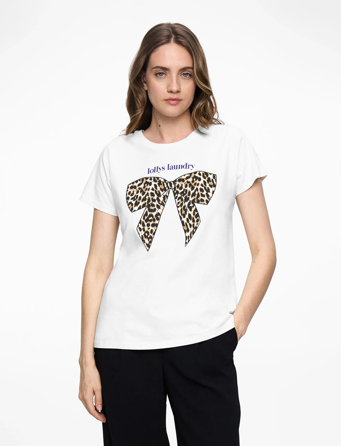 Lollys Laundry - RomaLL Tee SS - t-shirts - white - 0