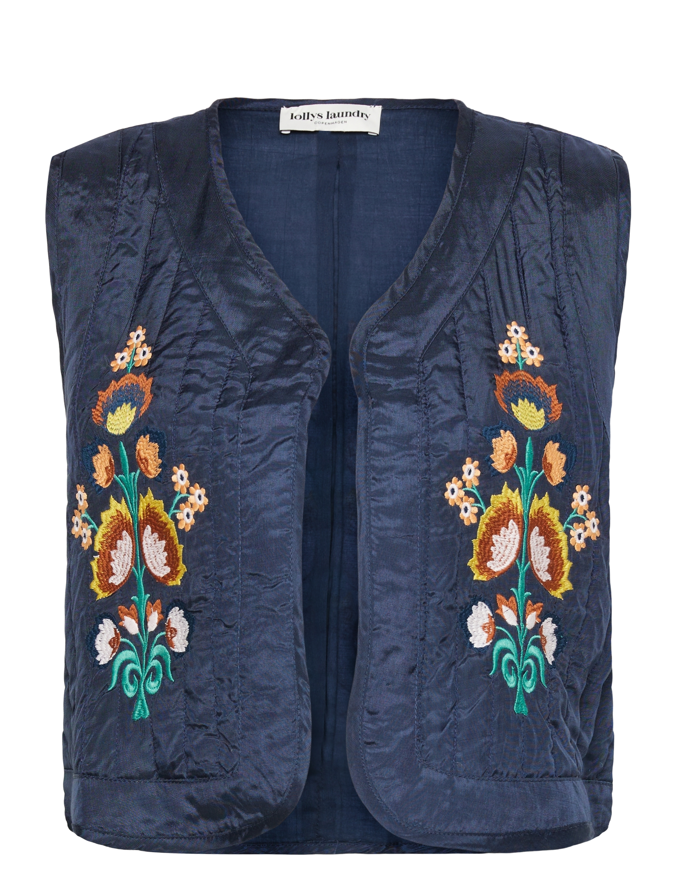 Lollys Laundry MistLL Vest SL - Tøj - DARK BLUE / navy