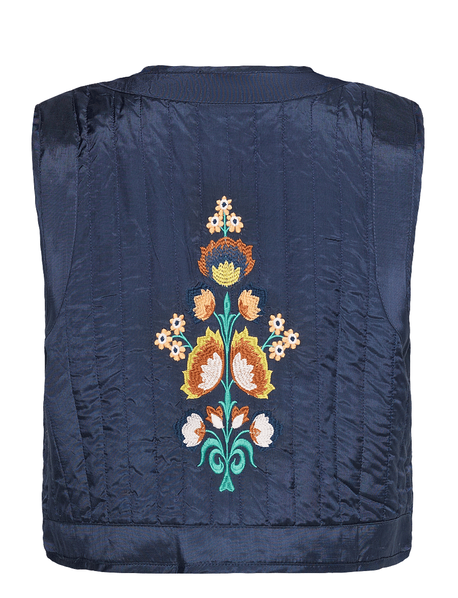 Lollys Laundry - MistLL Vest SL - vatterede veste - dark blue - 2