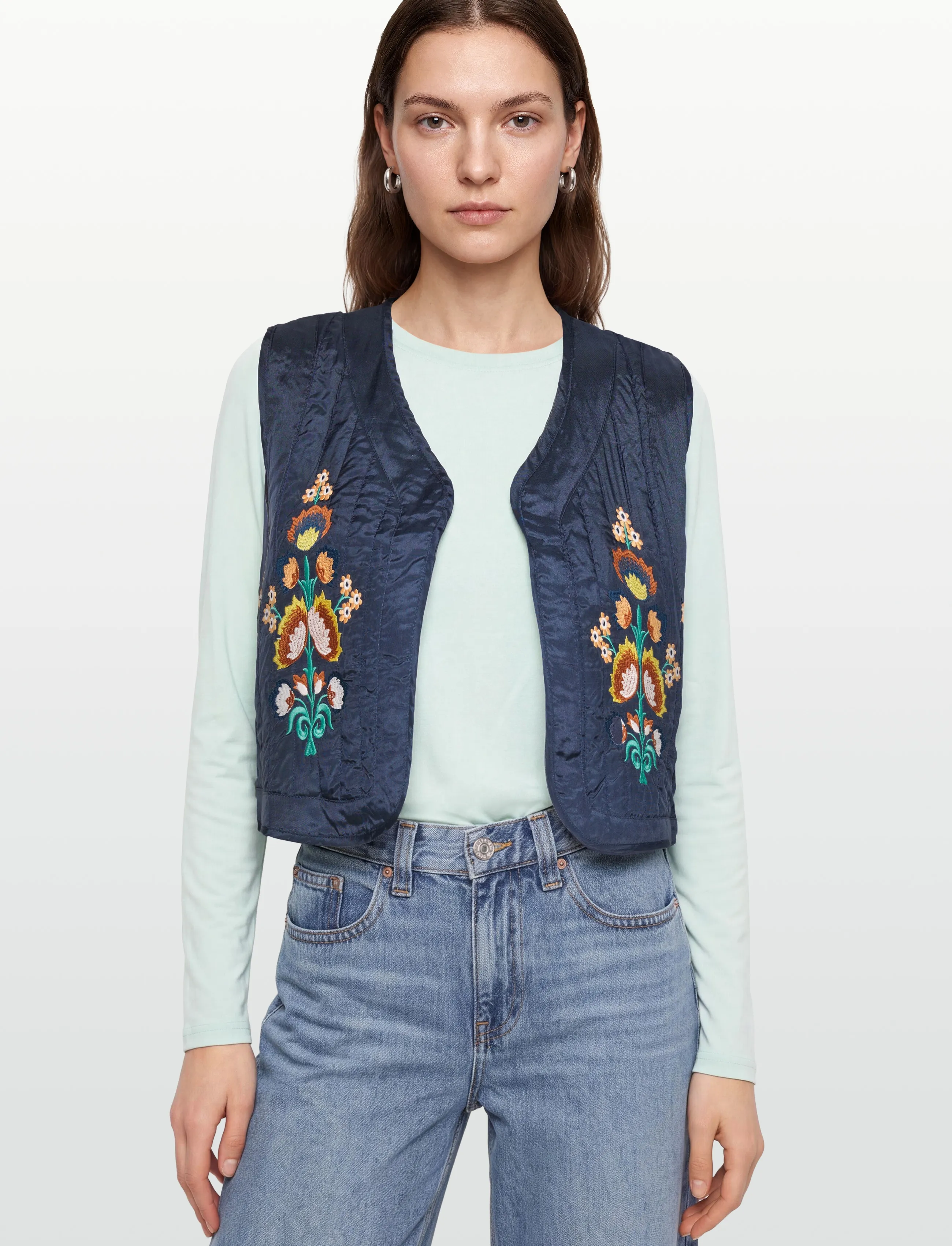 Lollys Laundry - MistLL Vest SL - spring jackets - dark blue - 3