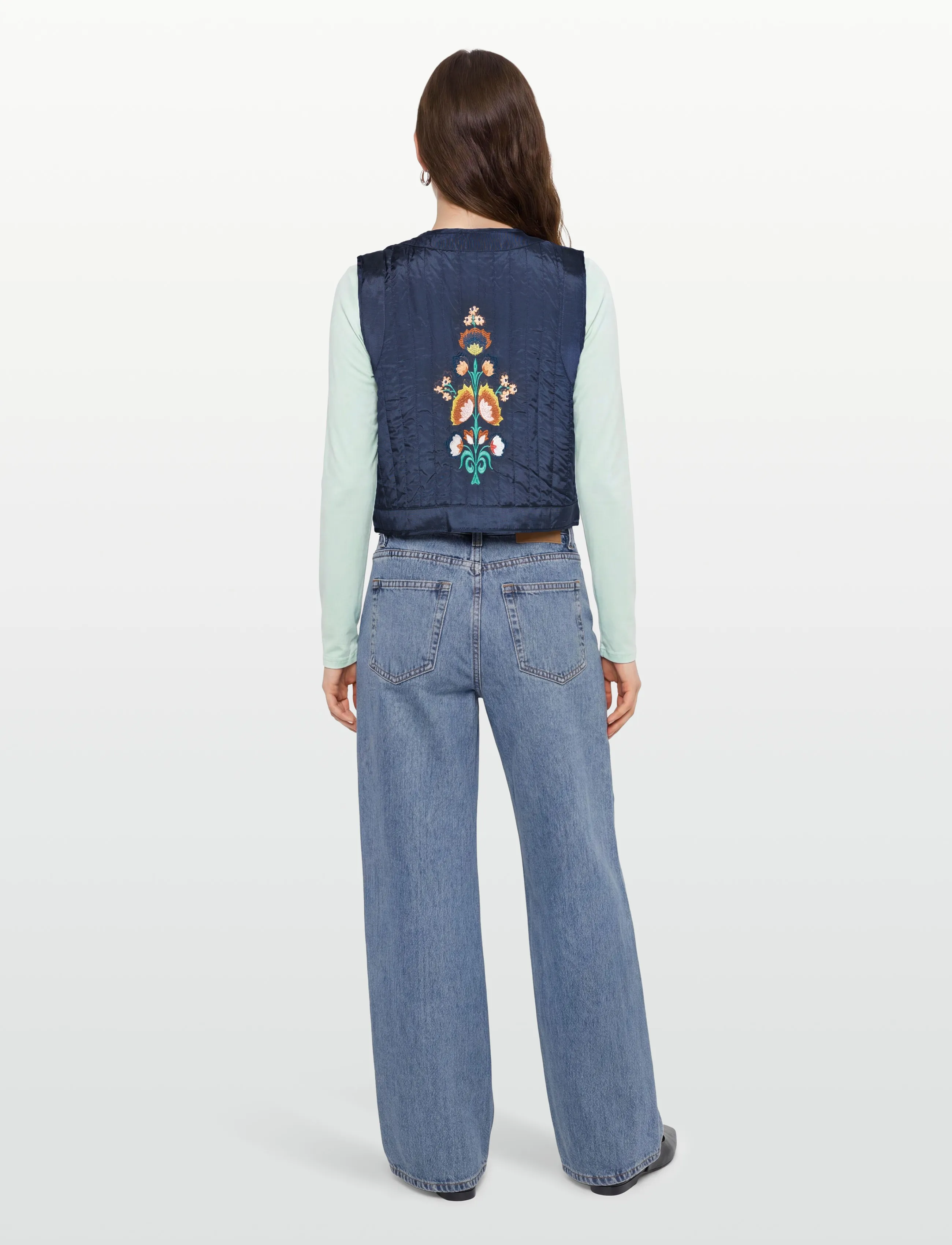 Lollys Laundry - MistLL Vest SL - spring jackets - dark blue - 4