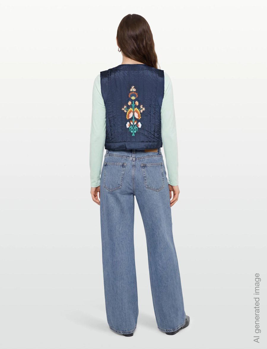 Lollys Laundry - MistLL Vest SL - vatterede veste - dark blue - 4