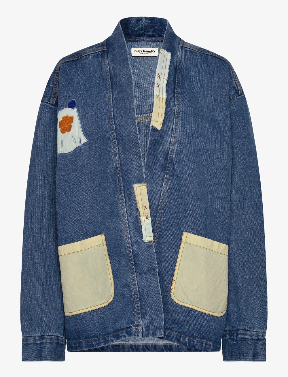 Lollys Laundry - MilaLL Jacket LS - jeansjackor - washed denim - 0