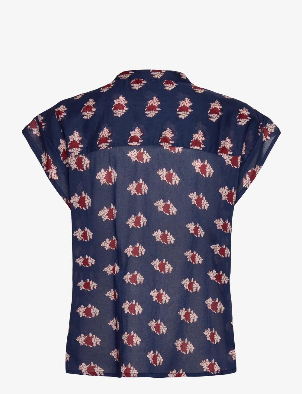 Lollys Laundry - MollyLL Top SS - kurzämlige blusen - dark blue - 1