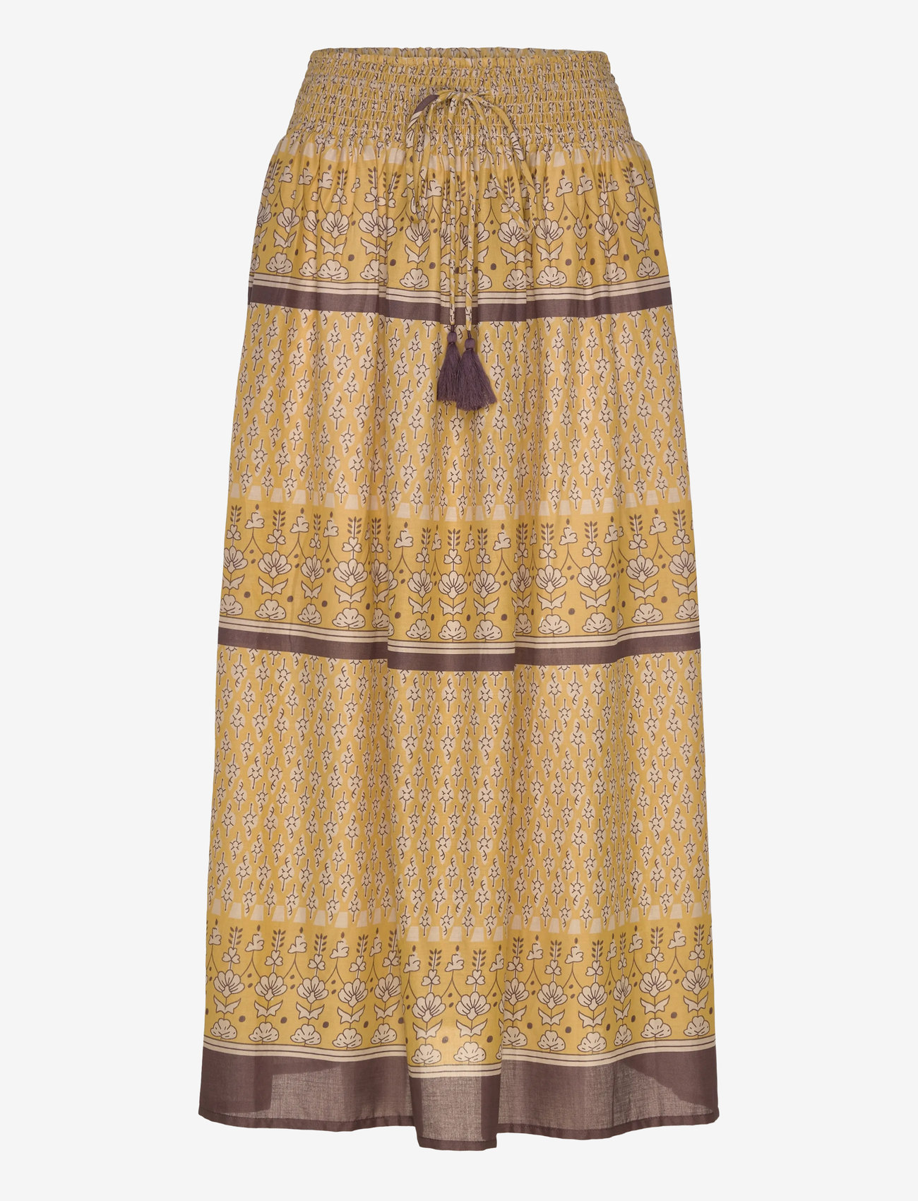 Lollys Laundry - DiamondLL Maxi Skirt - maxi röcke - mustard - 0