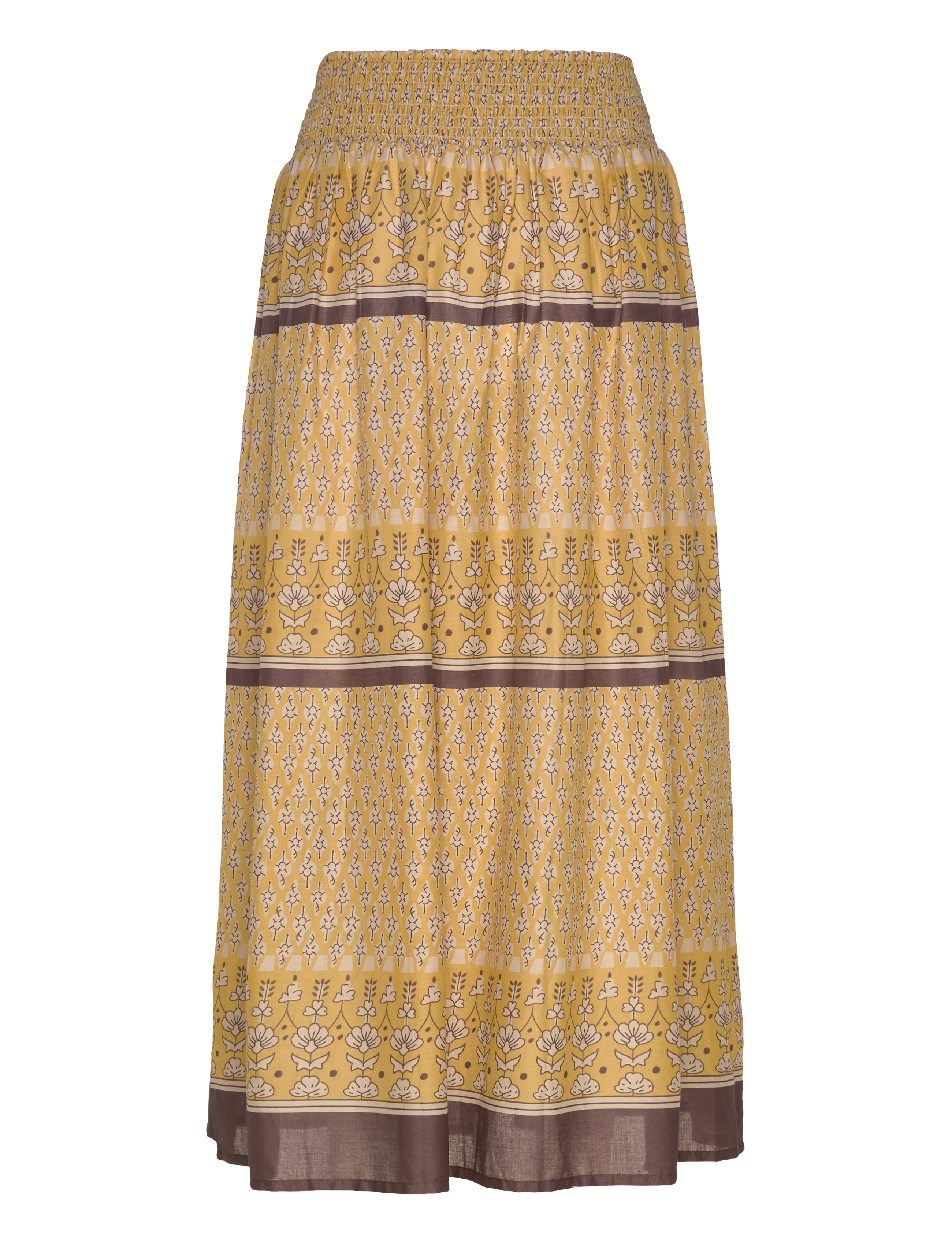Lollys Laundry - DiamondLL Maxi Skirt - maxi nederdele - mustard - 1