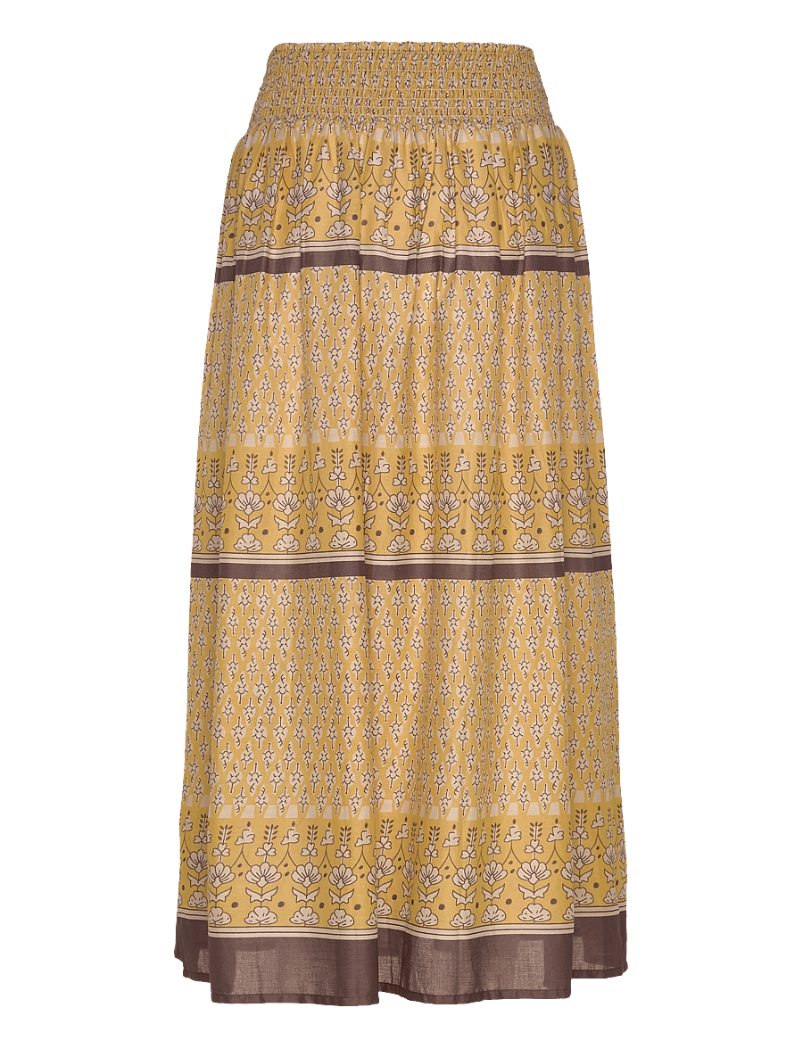 Lollys Laundry - DiamondLL Maxi Skirt - maxi röcke - mustard - 1