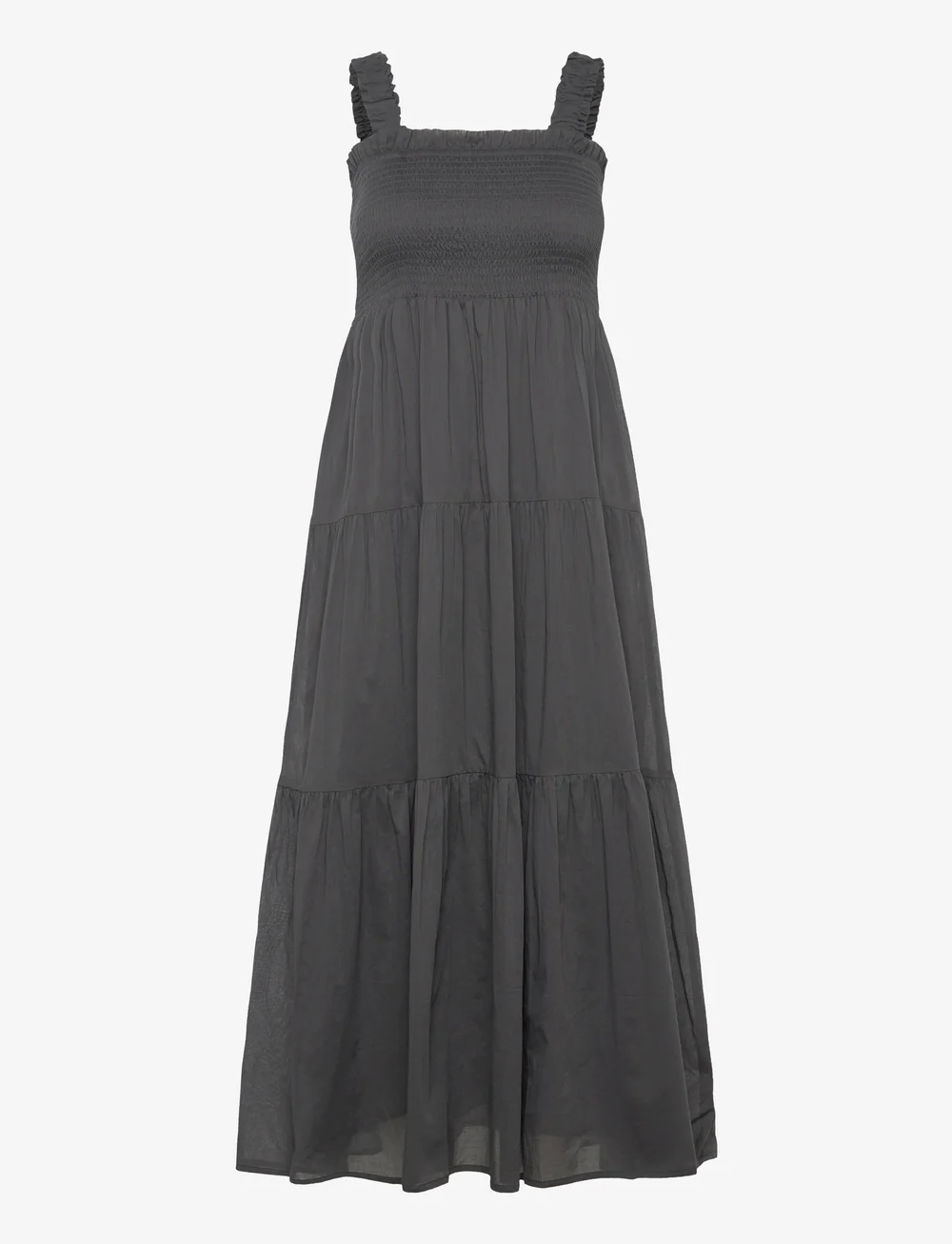 Lollys Laundry - NudaLL Maxi Dress SL - suvekleidid - washed black - 0