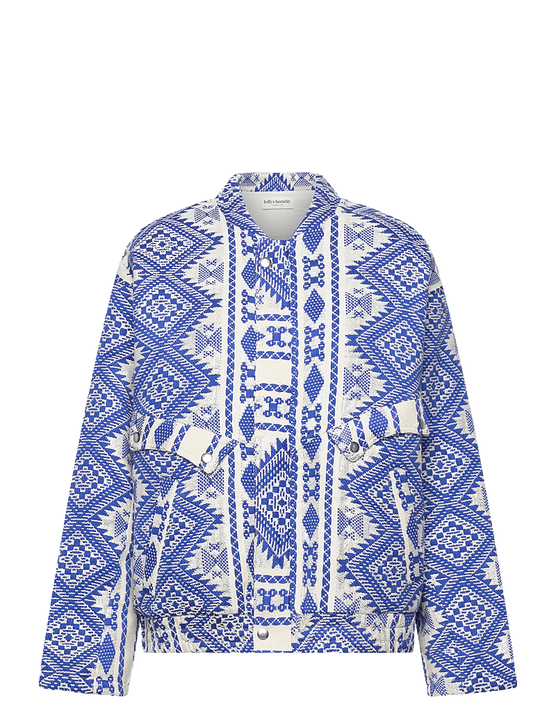 Lollys Laundry - HawaiiLL Jacket LS - forårsjakker - neon blue - 0