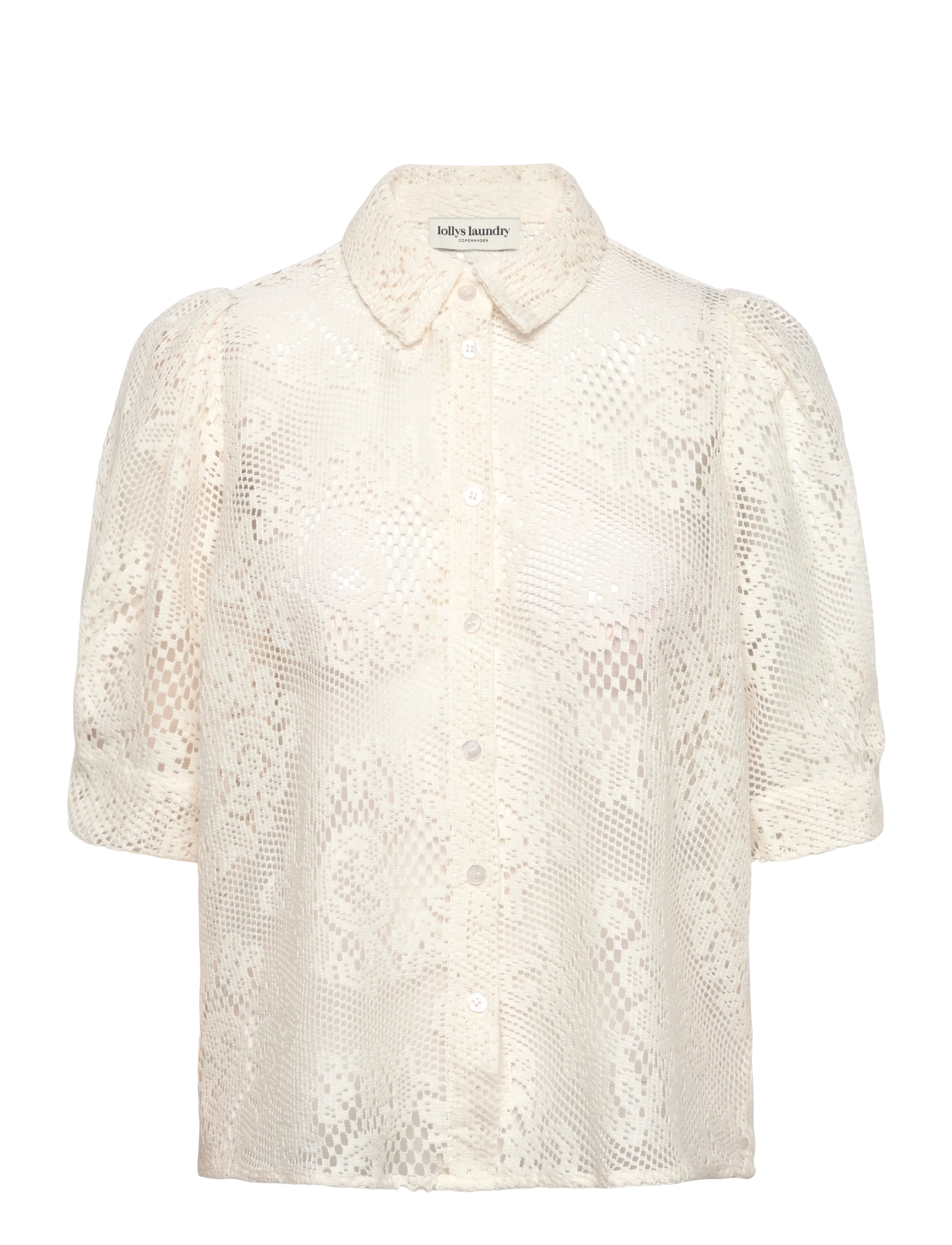 Lollys Laundry BonoLL Shirt SS - Bluser - CREME / cream