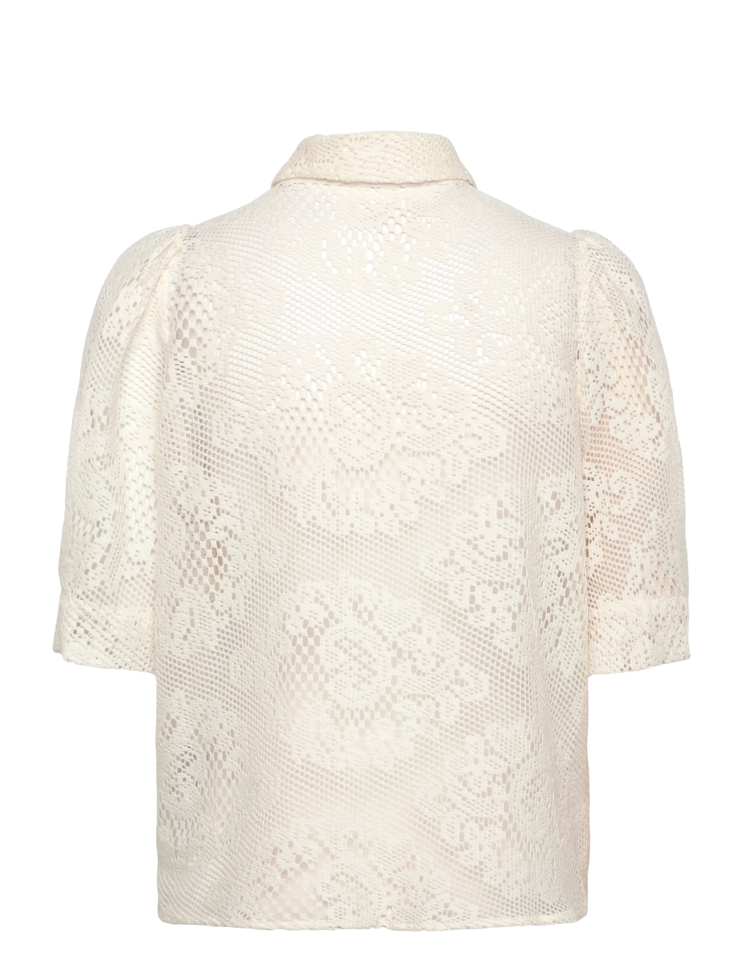 Lollys Laundry - BonoLL Shirt SS - kortärmade skjortor - creme - 1