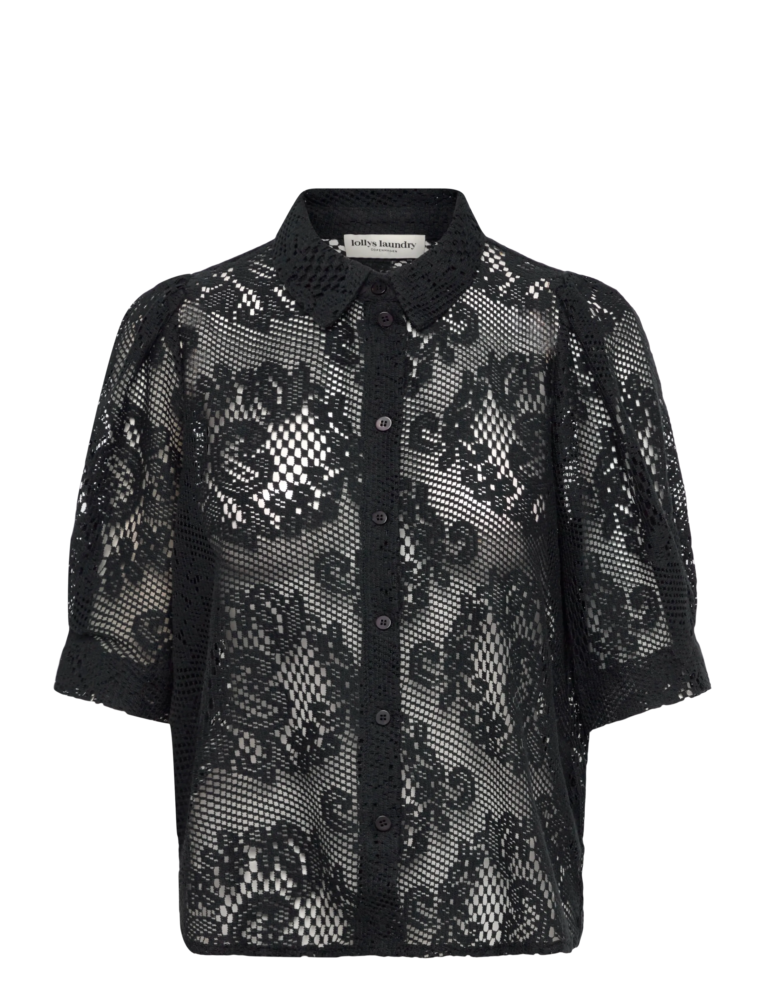 LOLLYS LAUNDRY Bonoll Shirt Ss Schwarz - M - Damen