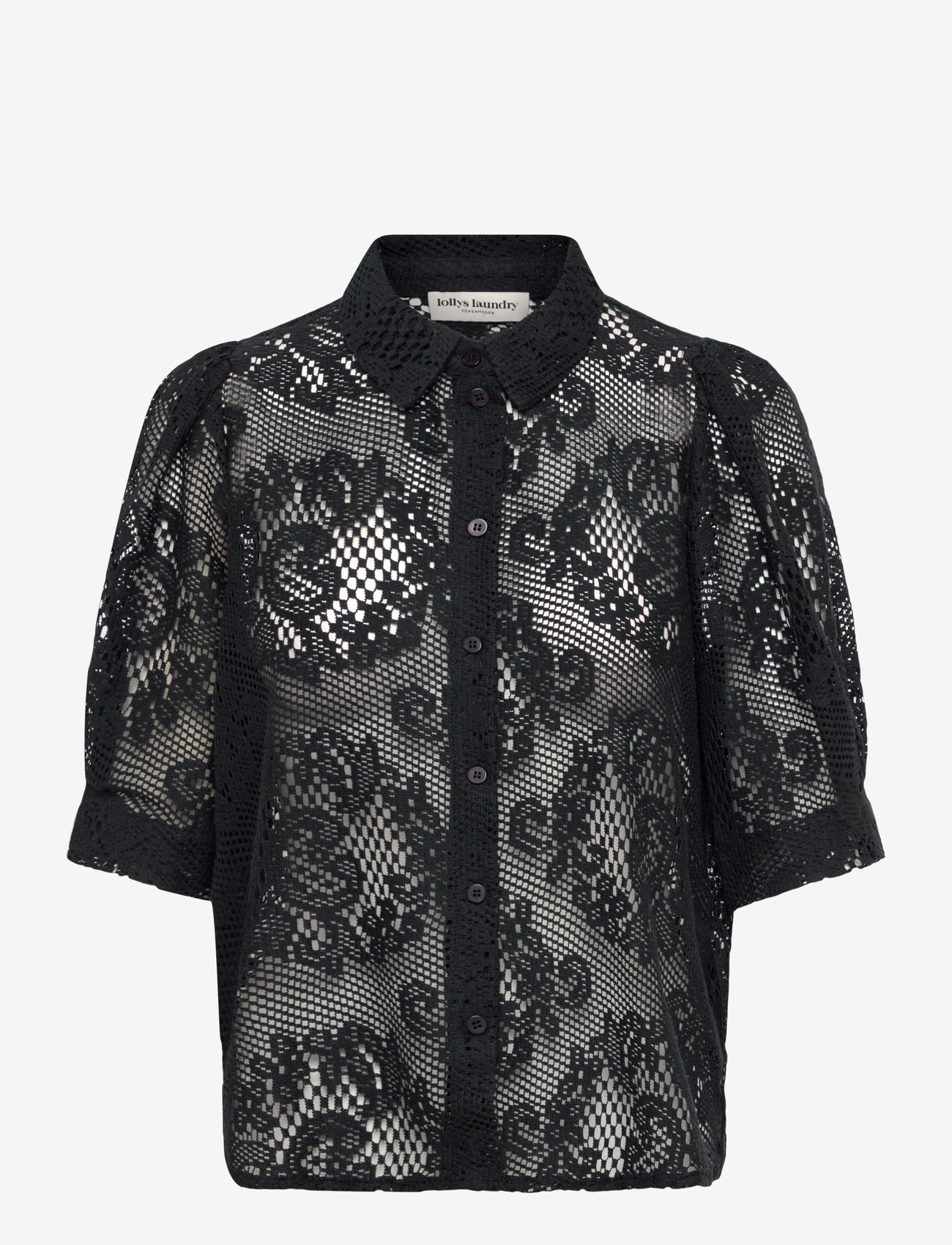 Lollys Laundry - BonoLL Shirt SS - lühikeste varrukatega särgid - dark navy - 0