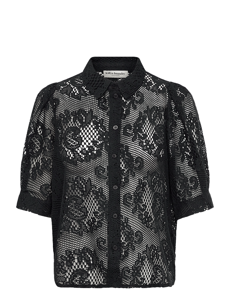 Lollys Laundry - BonoLL Shirt SS - lühikeste varrukatega särgid - dark navy - 0