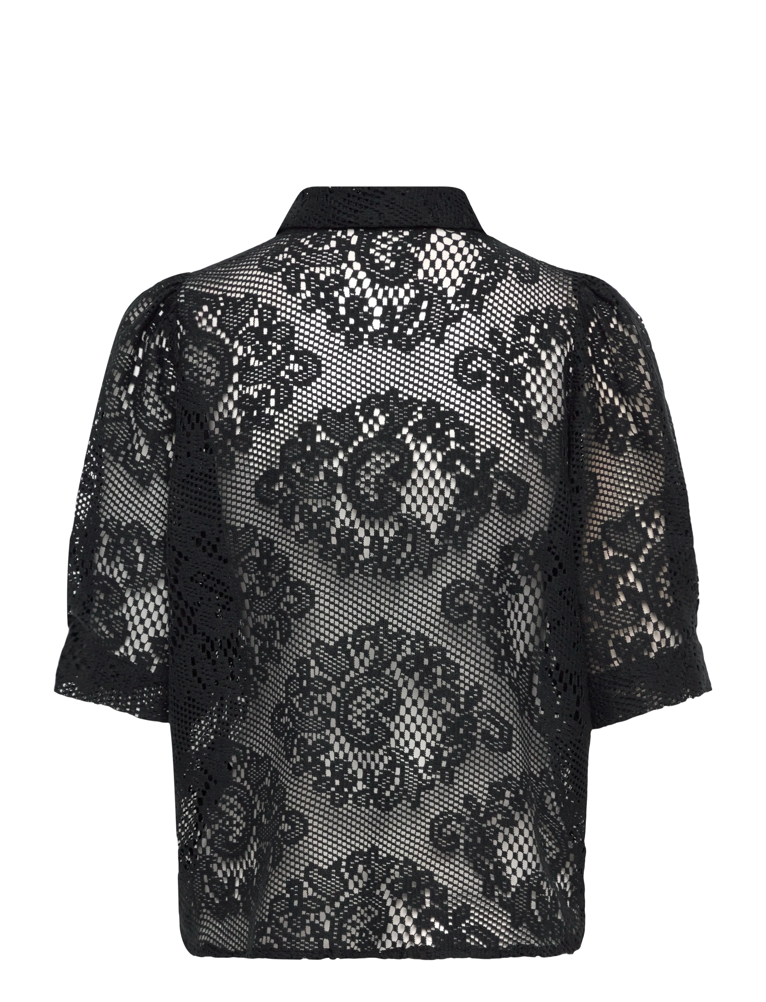 Lollys Laundry - BonoLL Shirt SS - kortärmade skjortor - dark navy - 1