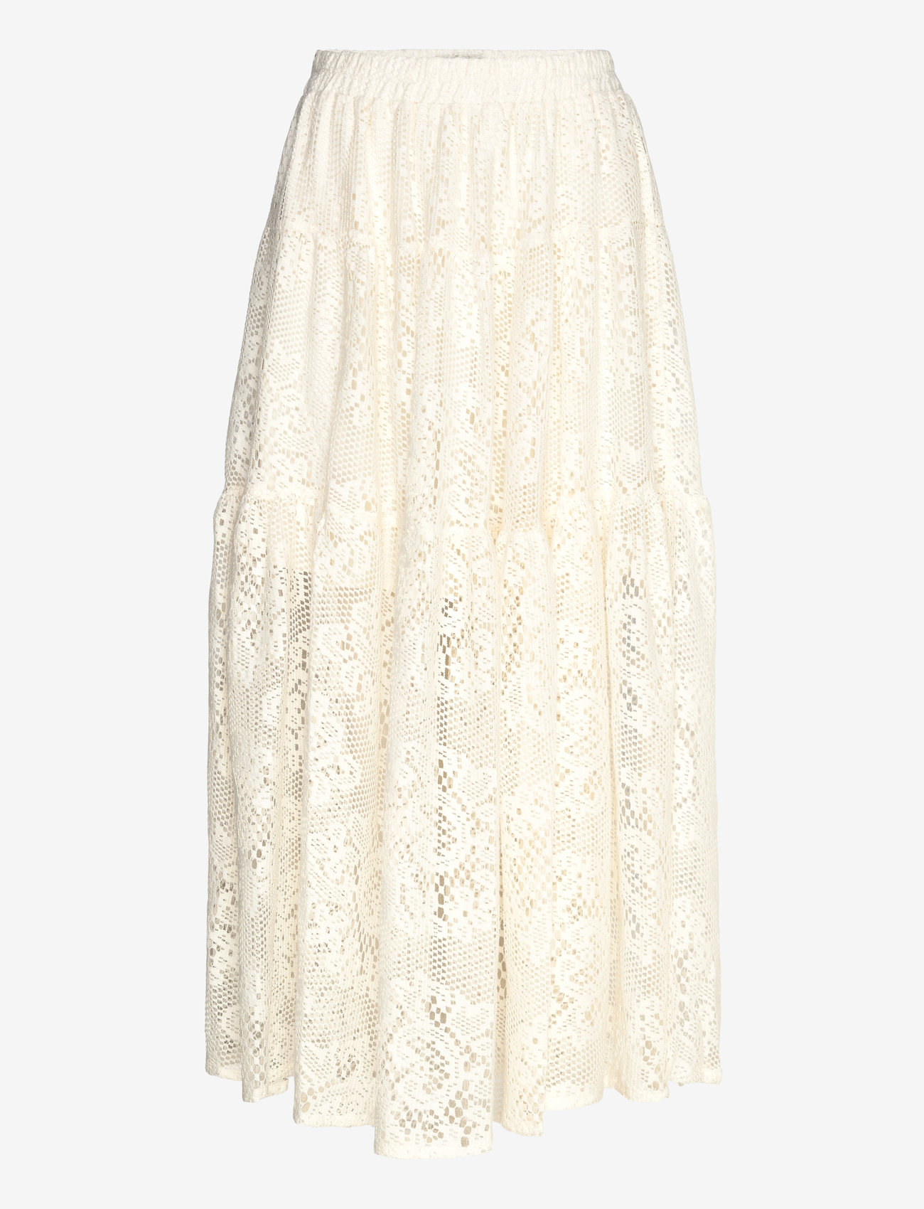 Lollys Laundry - SunsetLL Maxi Skirt - midi nederdele - creme - 0