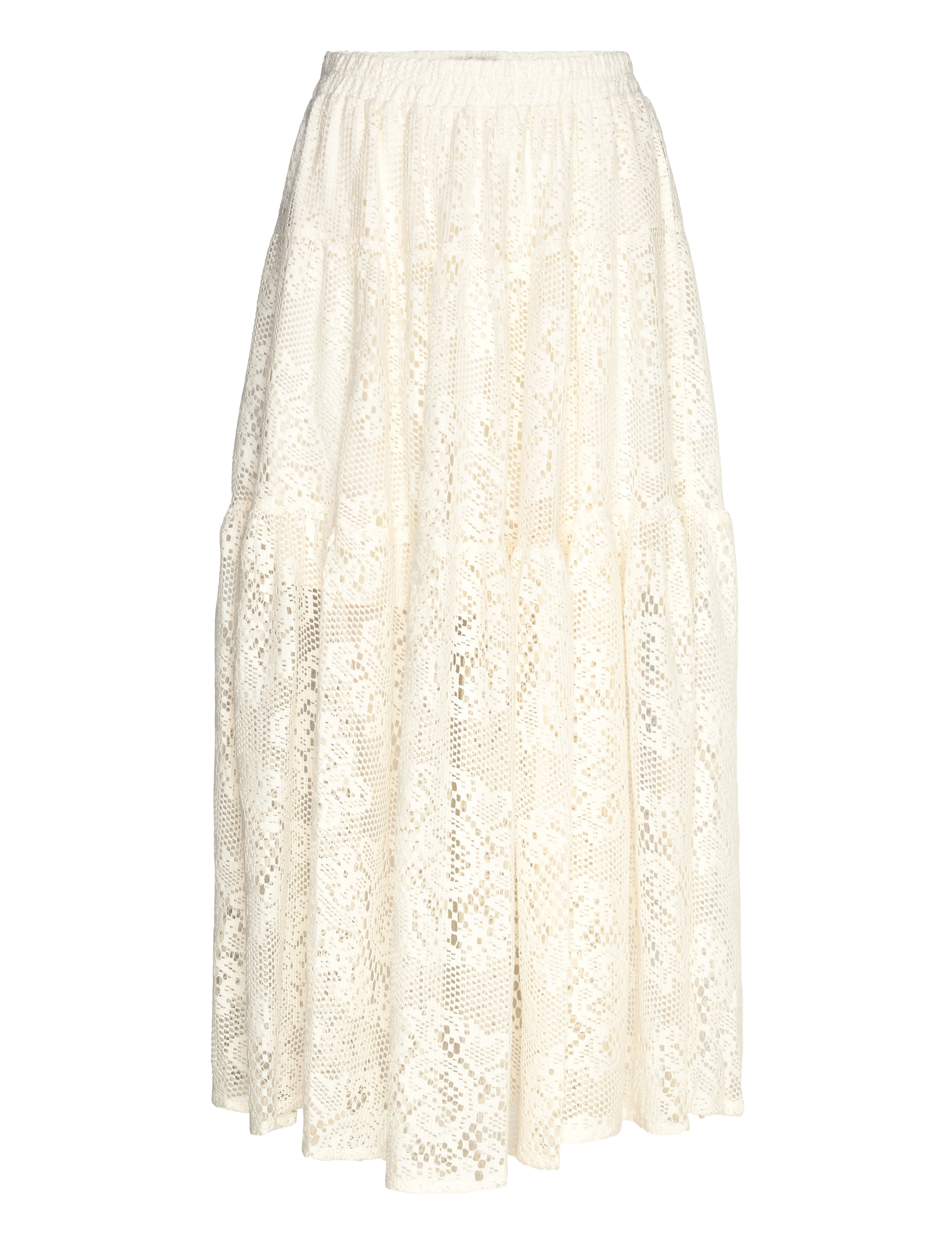 Lollys Laundry SunsetLL Maxi Skirt - Transitional Layering - CREME / white
