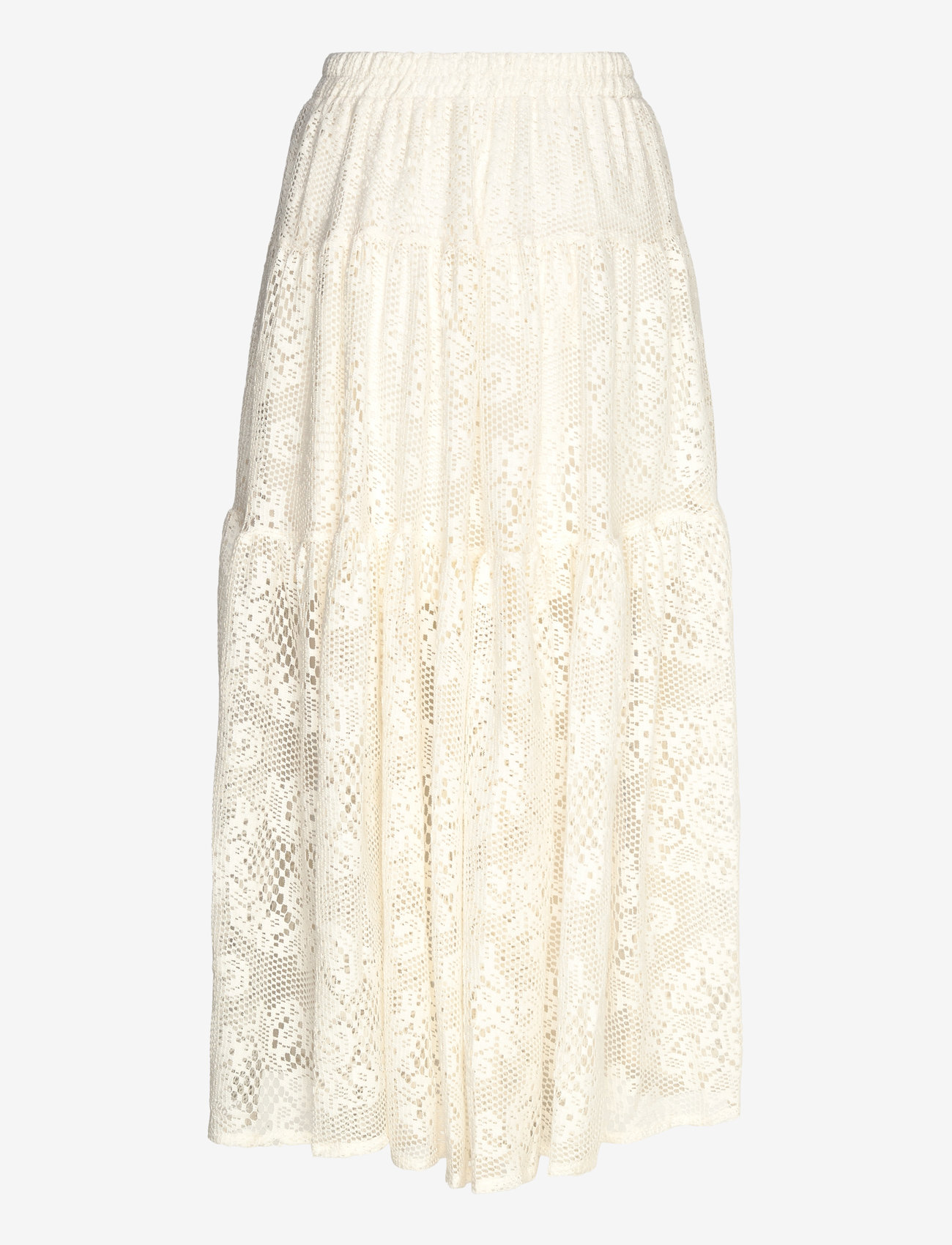 Lollys Laundry - SunsetLL Maxi Skirt - midi nederdele - creme - 1