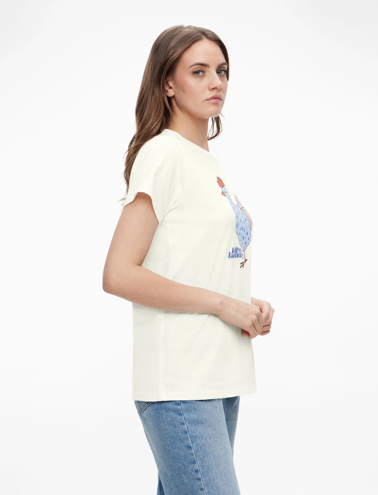 Lollys Laundry - RomaLL Tee SS - autumn clothing - white - 2